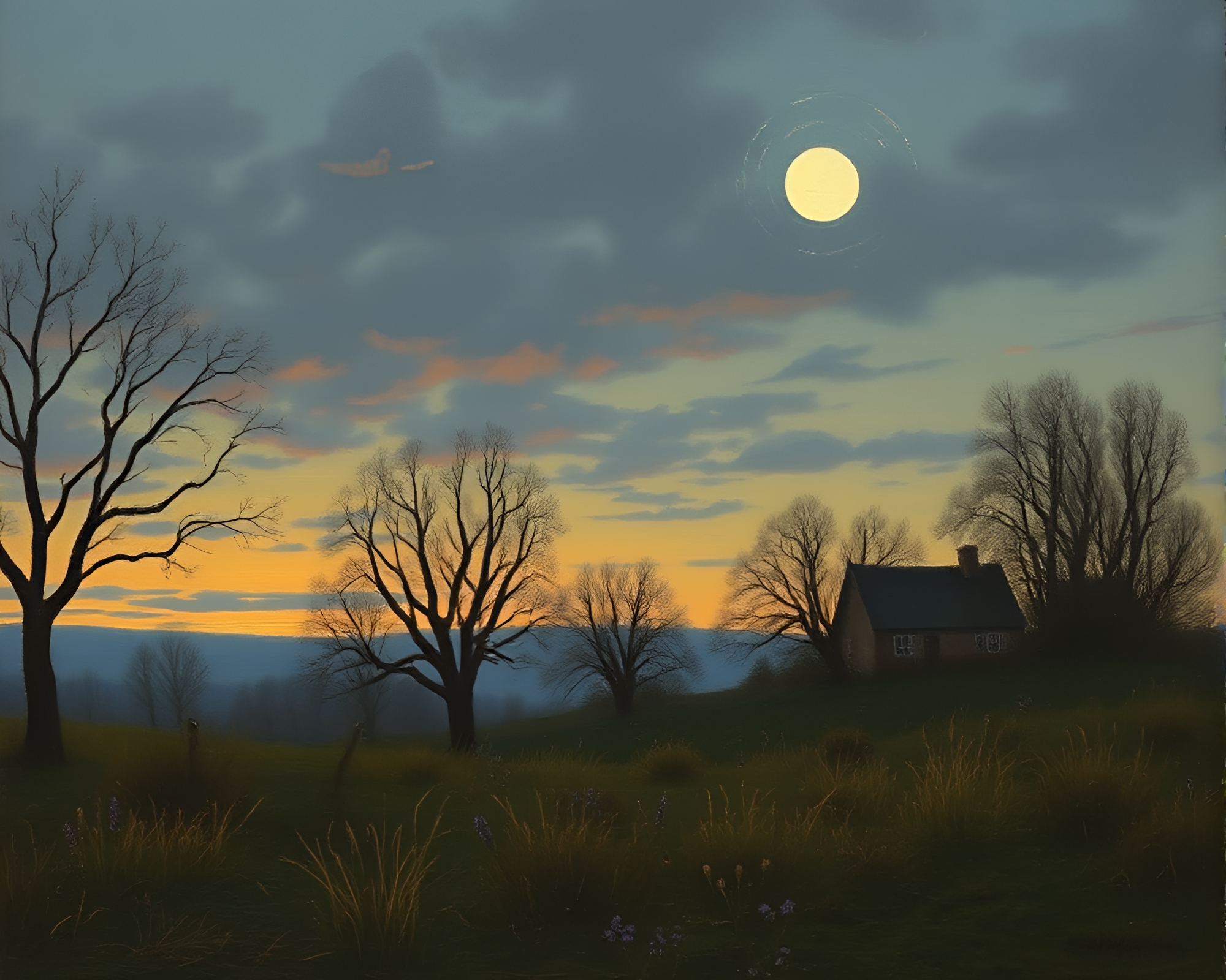 Enchanting Satyr at Twilight with Foreground Elegance – free AI stock image