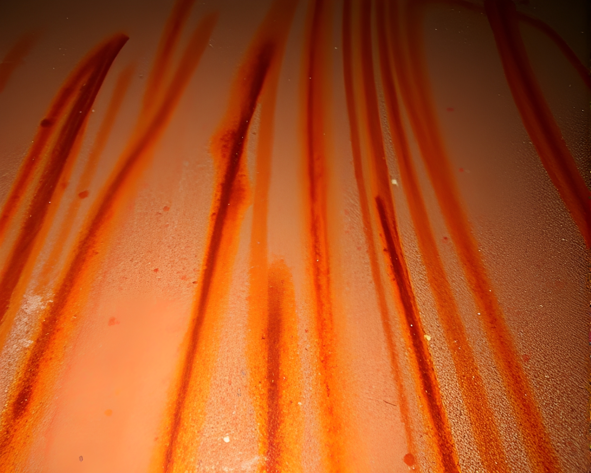 Rust Stain Plateau Glows in Ultraviolet Serenity – free AI stock image