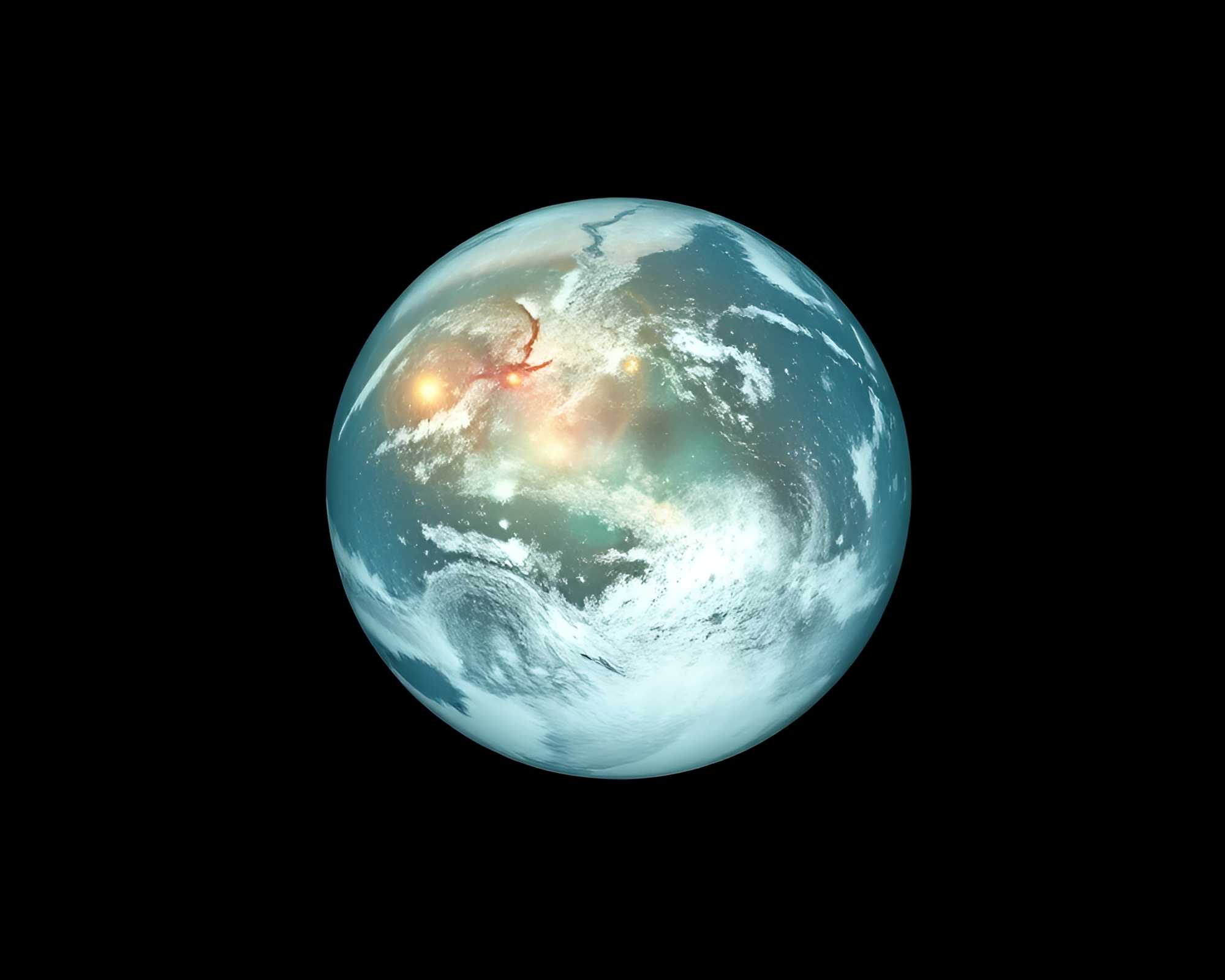 Leviathan Fractal Emergence in Earth Tones – free AI stock image