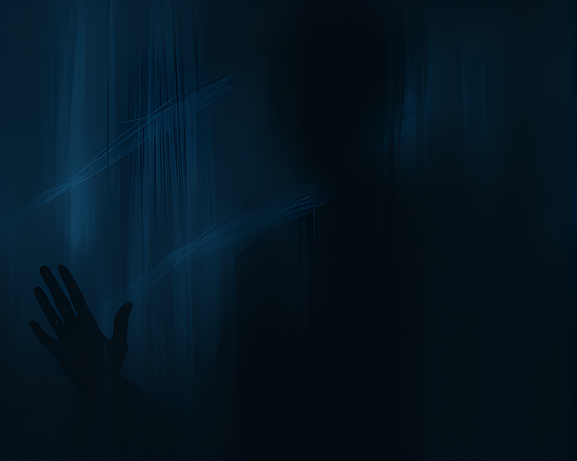 Gothic Vampire Portrait in Glitch Charcoal – free AI stock image