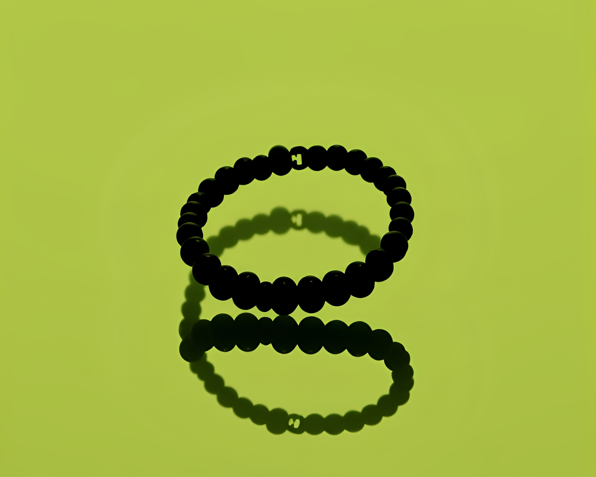 Reflection Silhouette: Mysterious Bracelet in Manga Style – free AI stock image