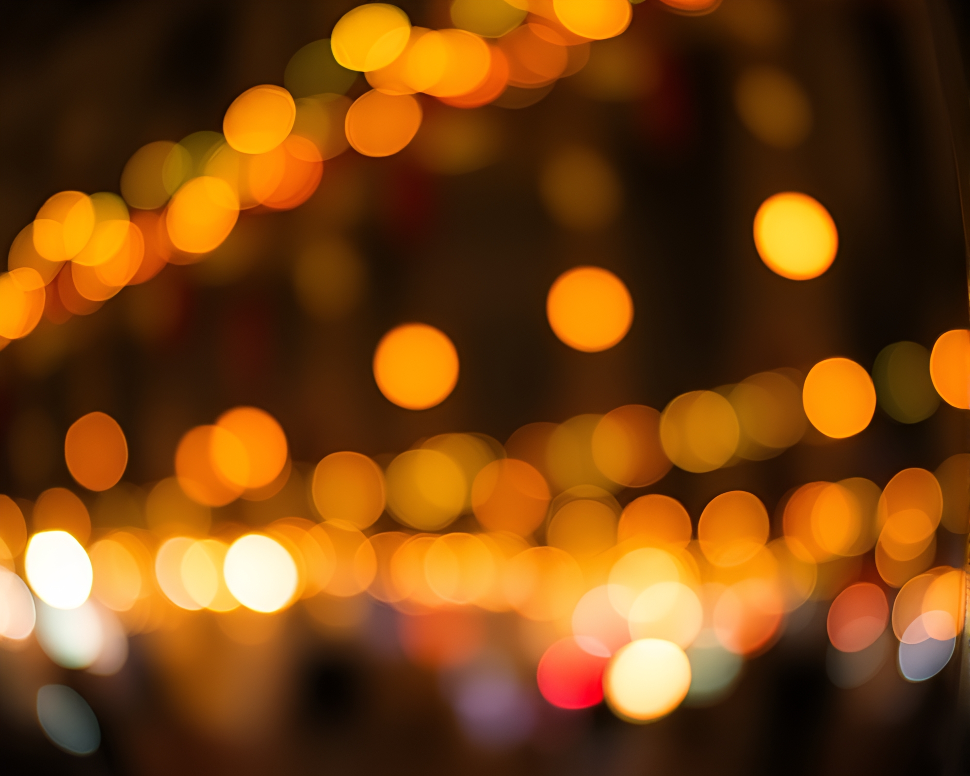 Drum Circle Illuminated by Mosaic Bokeh Lights – free AI stock image