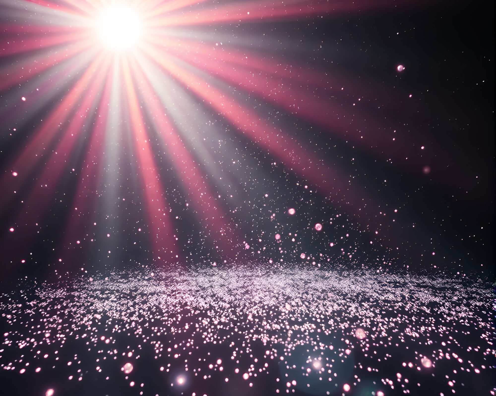 Surreal Astral Projection with Floating Particles – free AI stock image