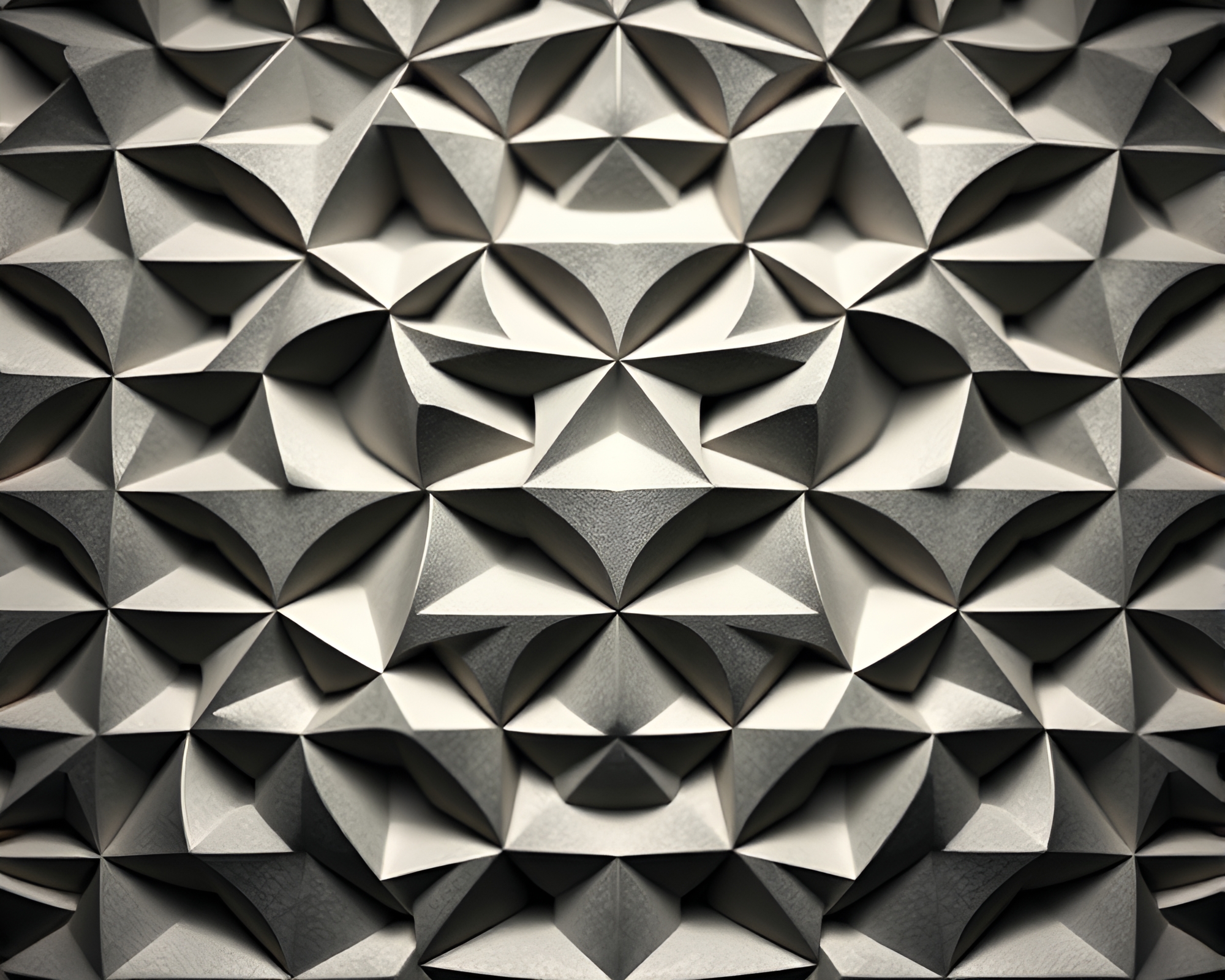 M.C. Escher-Inspired Tessellation Art with Contouring – free AI stock image