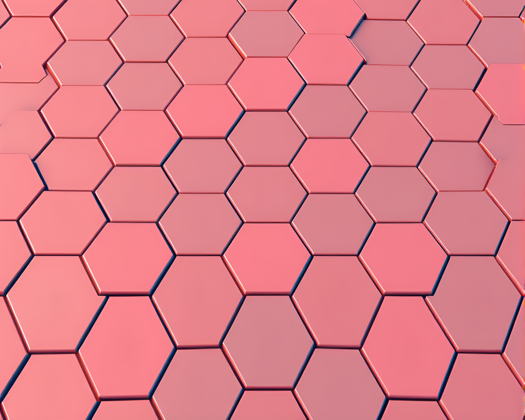 Retro 3D Bio-Printer Creates Hexagonal Wonderland – free AI stock image
