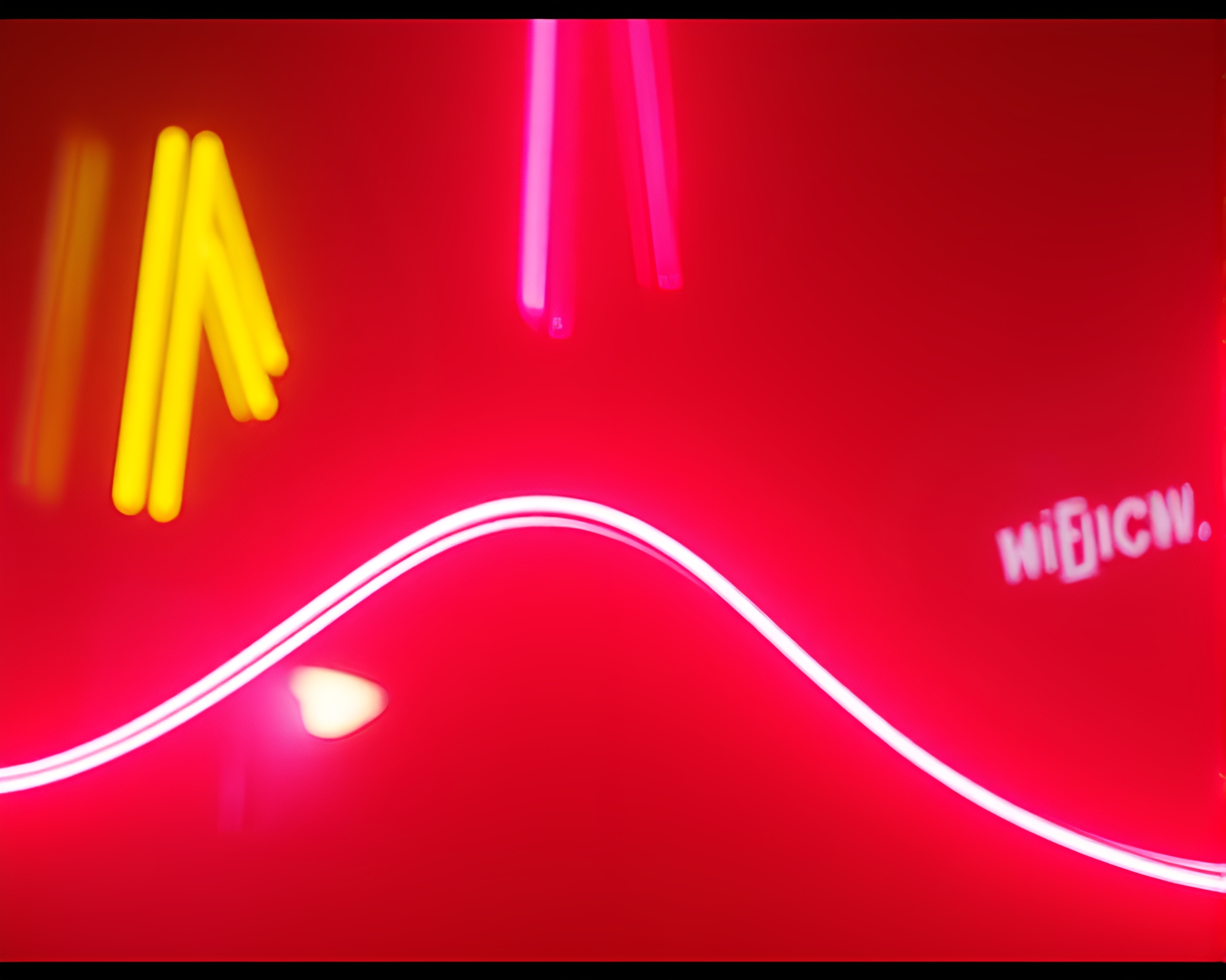 Neon Banshee: Ghostly Glow in Selective Shades – free AI stock image