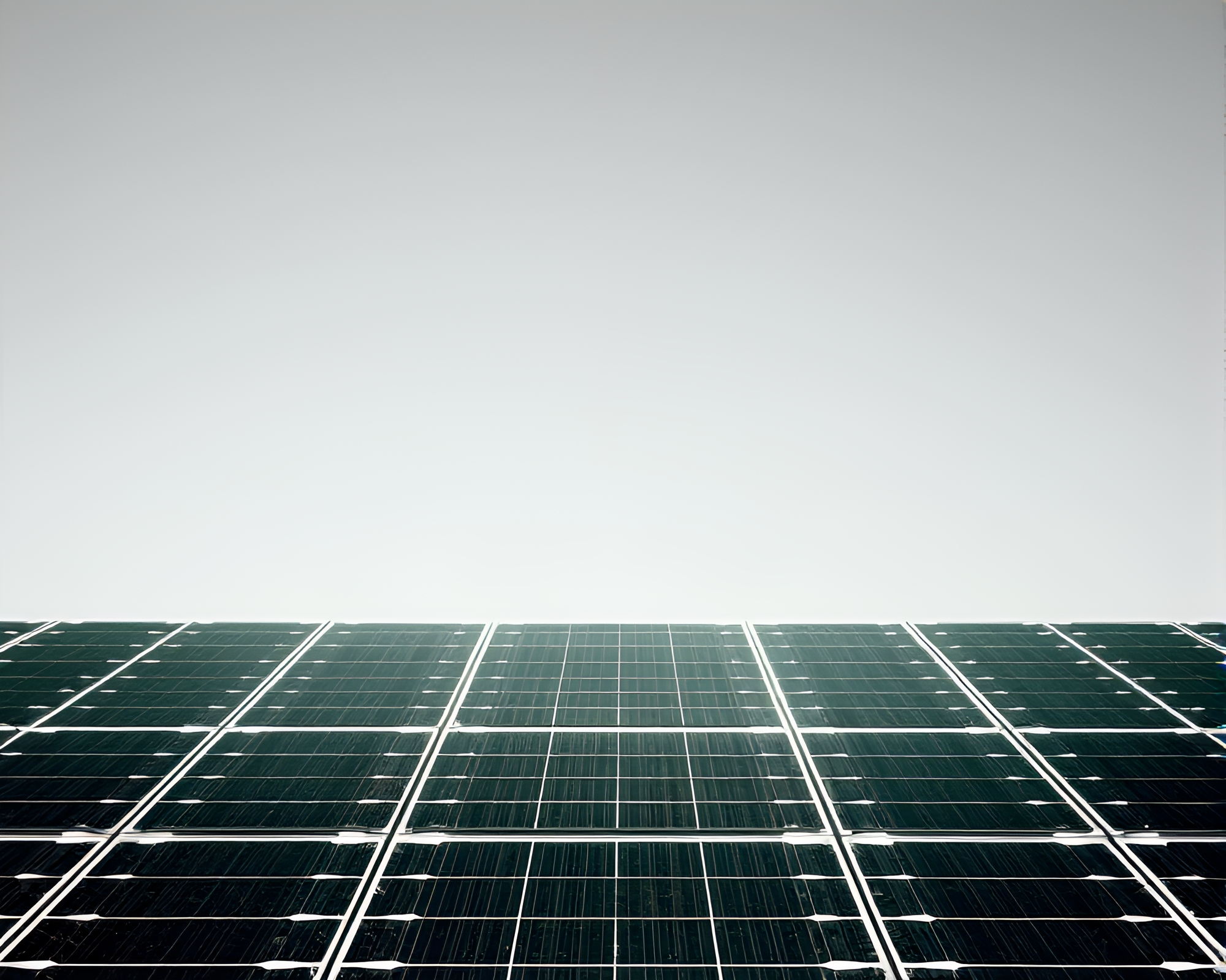 Bronze Patina Solar Panel Array Reflections – free AI stock image