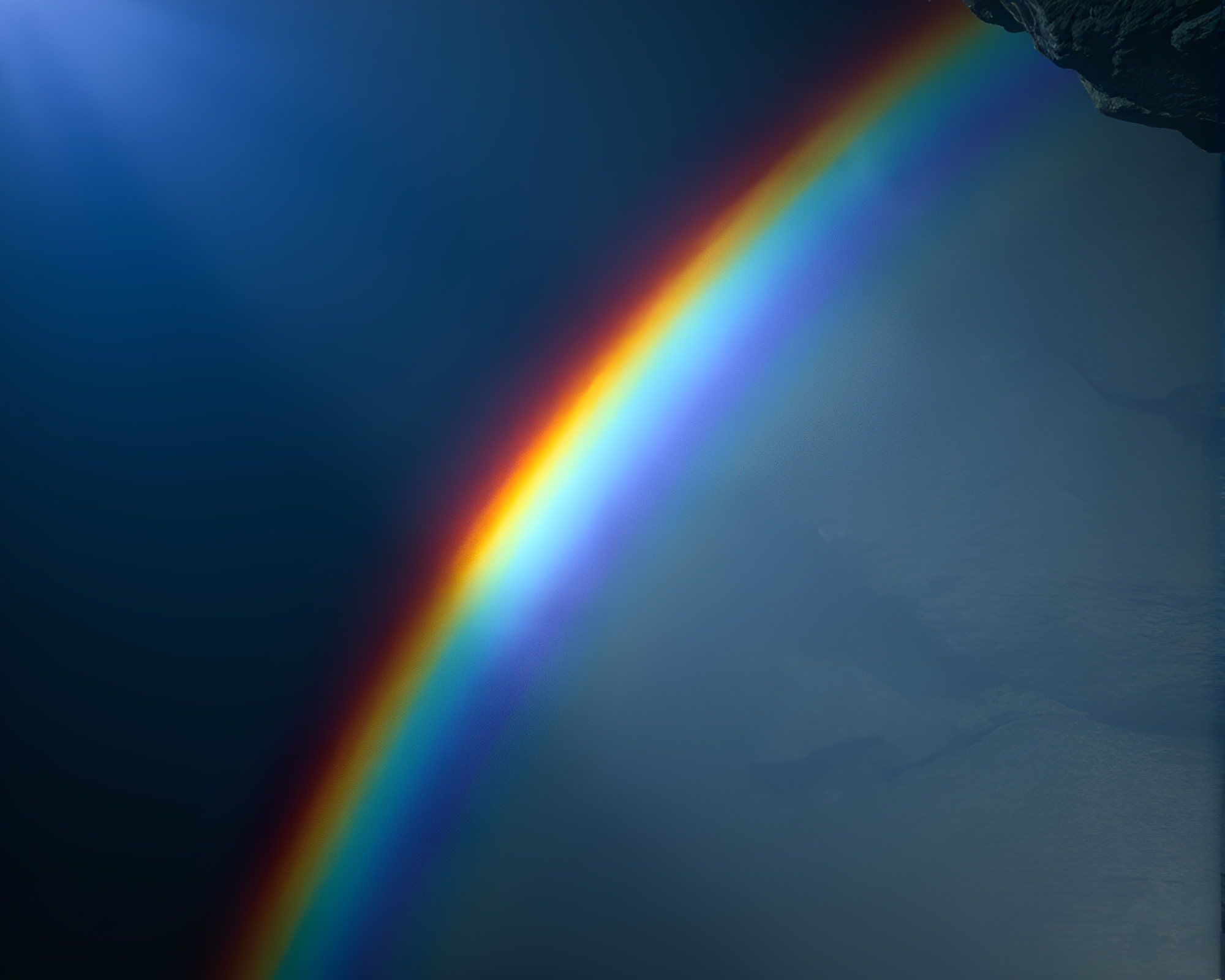Spectacular Rainbow Cavern Illuminated by Natural Light – free AI stock image
