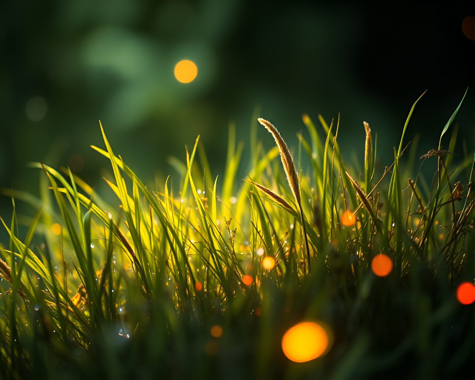 Abstract digital art of glowing savannah grass and fabric folds