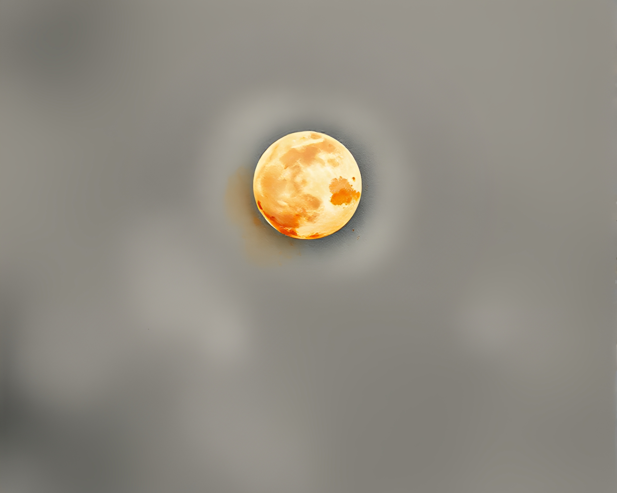 Rust Stain Hot Spring Under Moonlight – free AI stock image