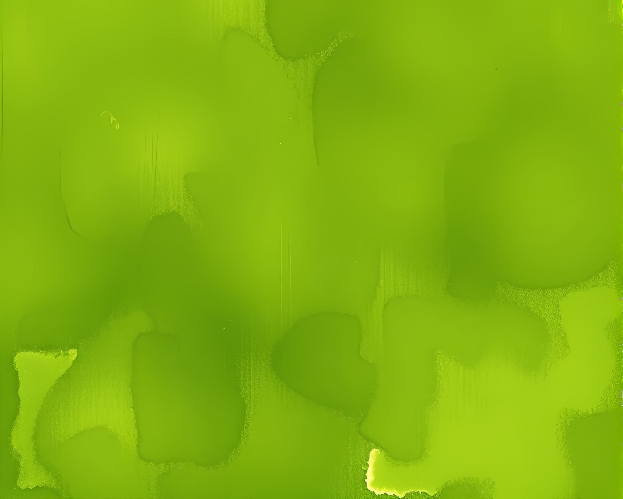 Monochrome Green Apple Cider Reflections Color Field Painting – free AI stock image