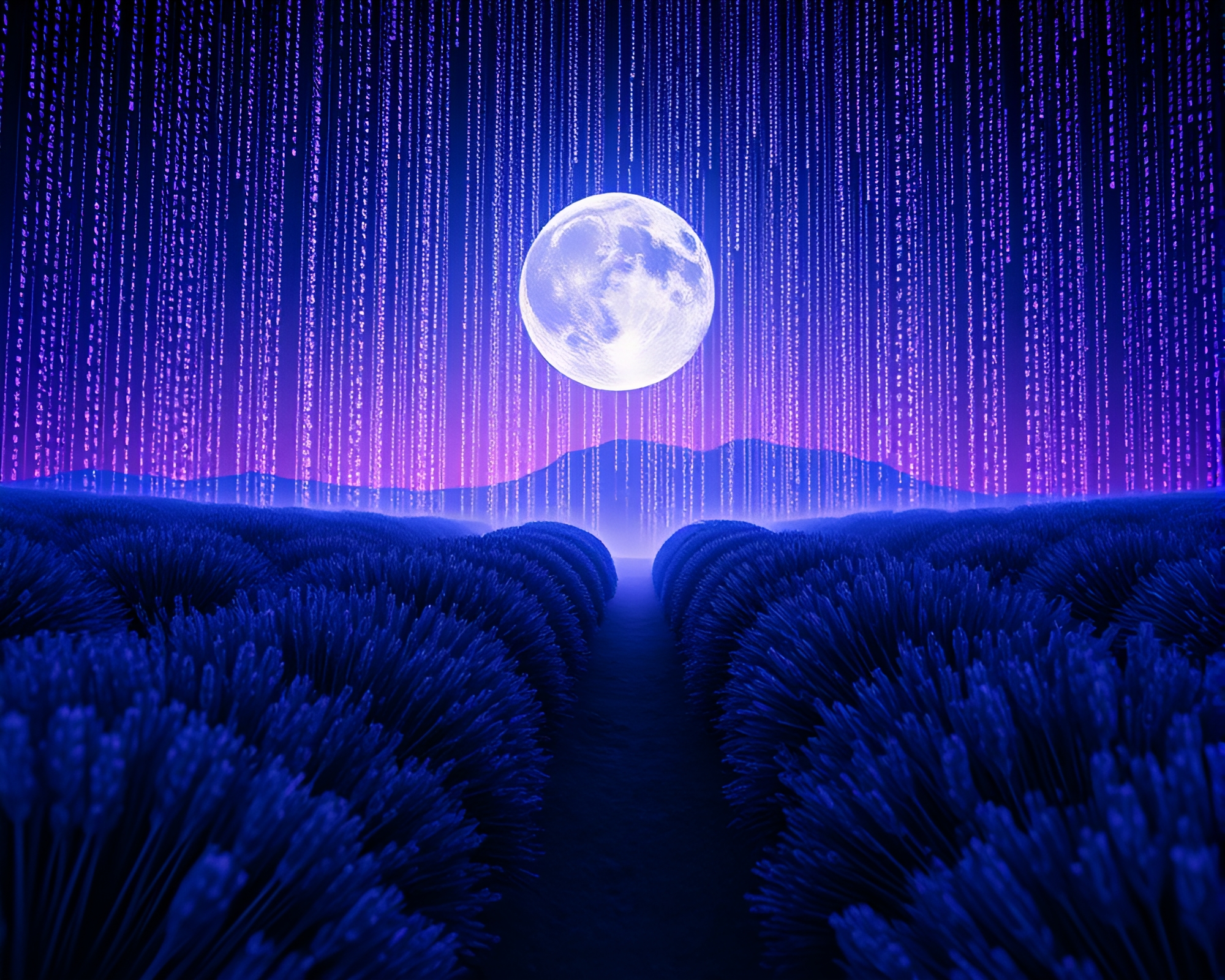 Mind Palace in Lavender Twilight – free AI stock image