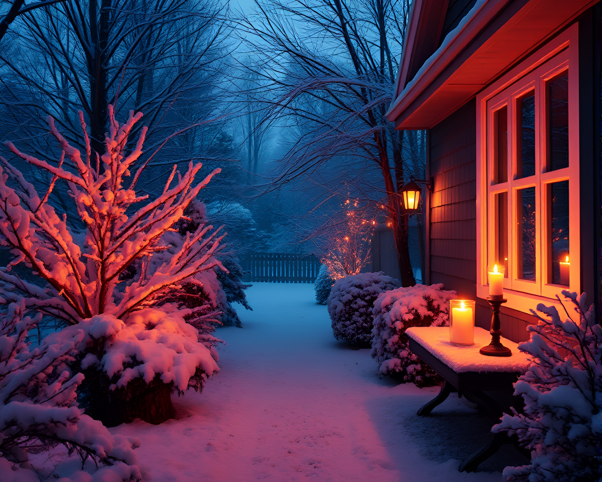 Mildew Wonderland: A Vaporwave Candlelit Dream – free AI stock image