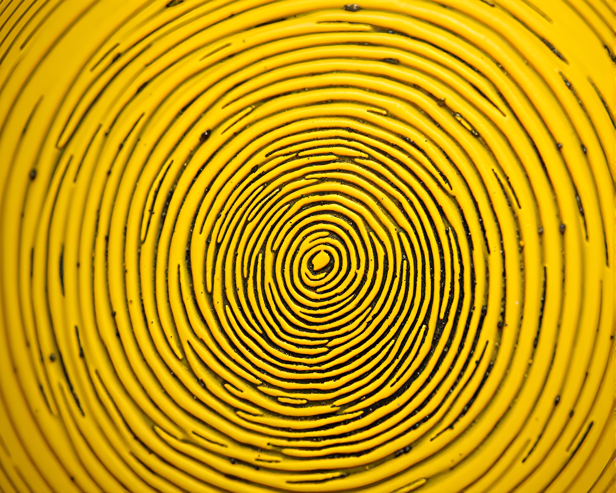 Glacier Fingerprint Swirl Revealed in Mustard Yellow Light – free AI stock image