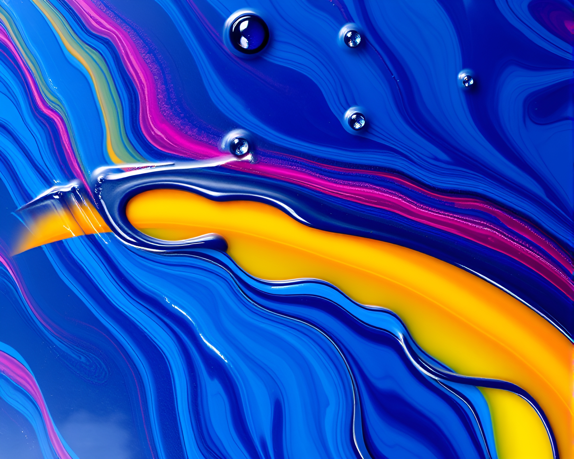 Surreal Rainbow Fruit Tart in Graphic Novel Style – free AI stock image