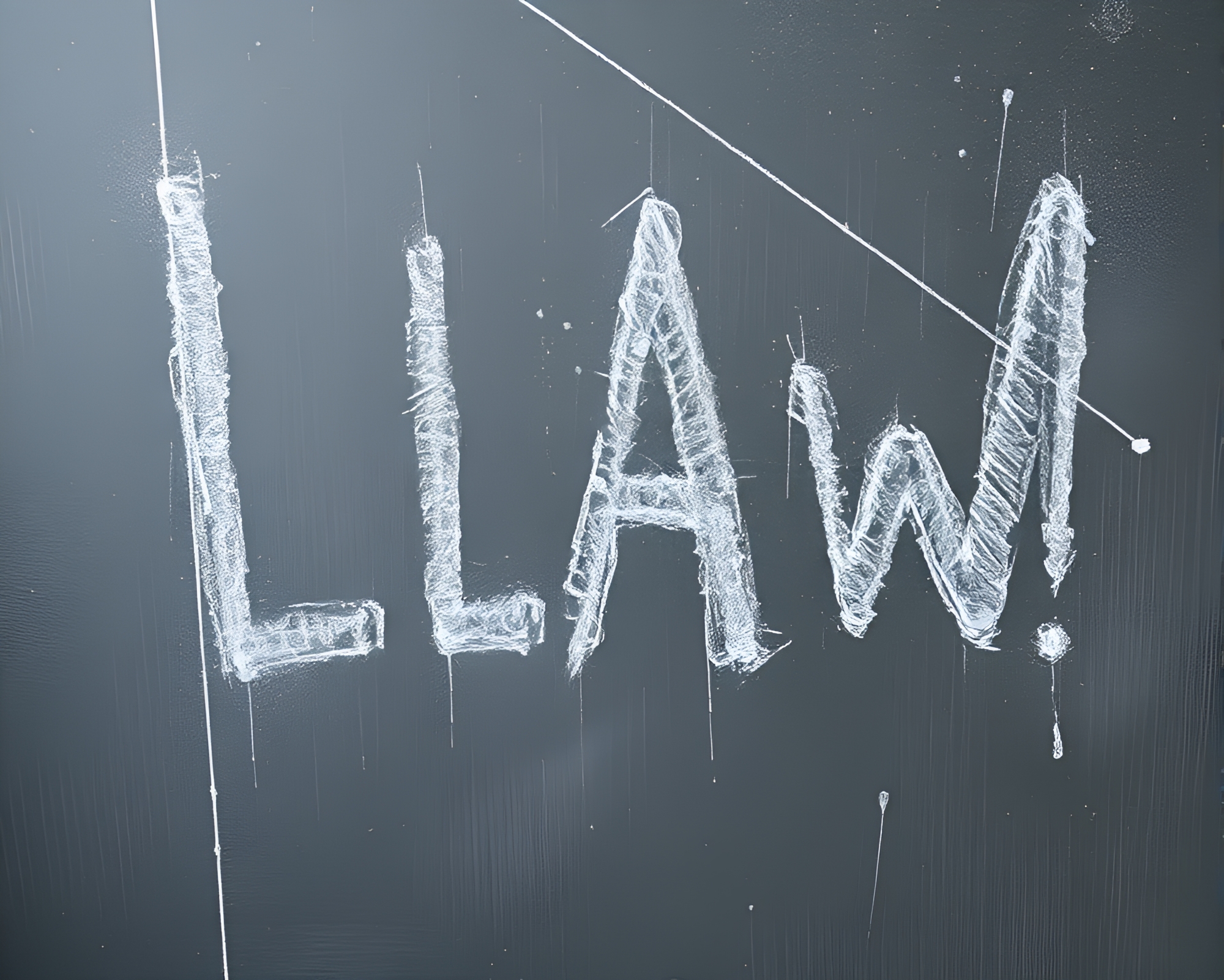 Ethereal Floating Crystal with Chalk Scrawls – free AI stock image