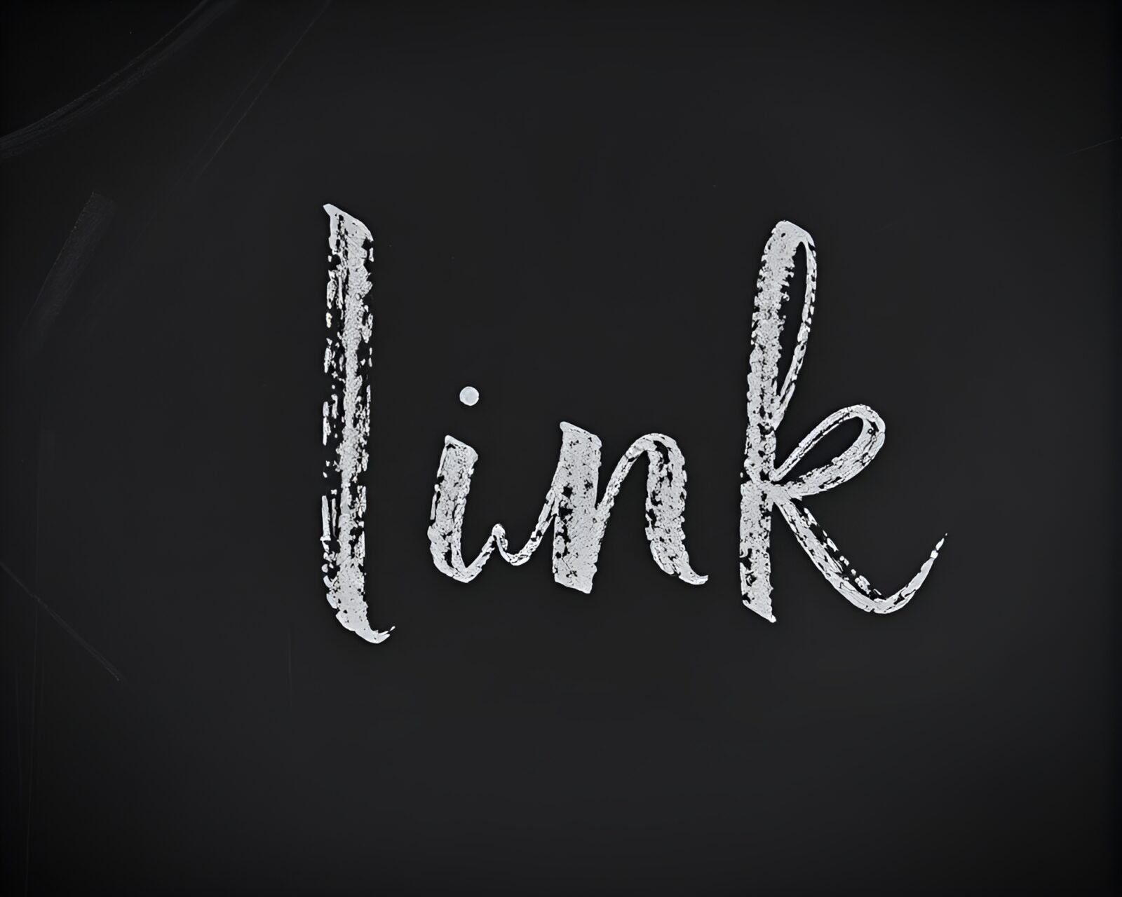 Surreal dusk setting with hand-painted letter on a smudged chalkboard