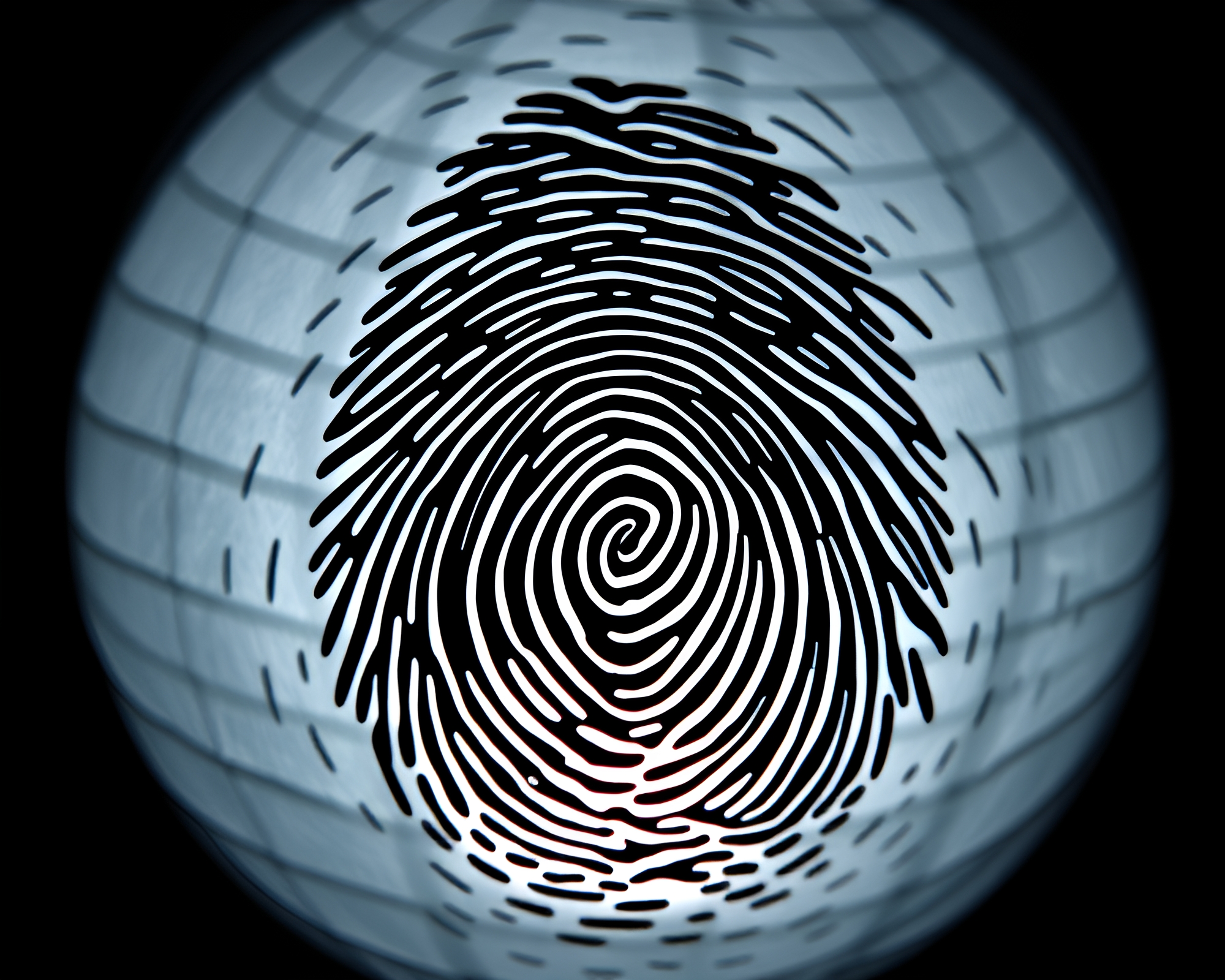 Frozen Paper Lantern with Fingerprint Swirls in 3D – free AI stock image