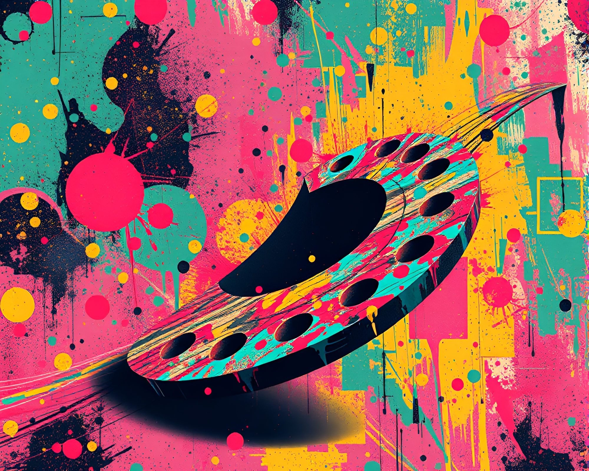 Surreal Mind Palace Reimagined with Retro Futurism Twist – free AI stock image