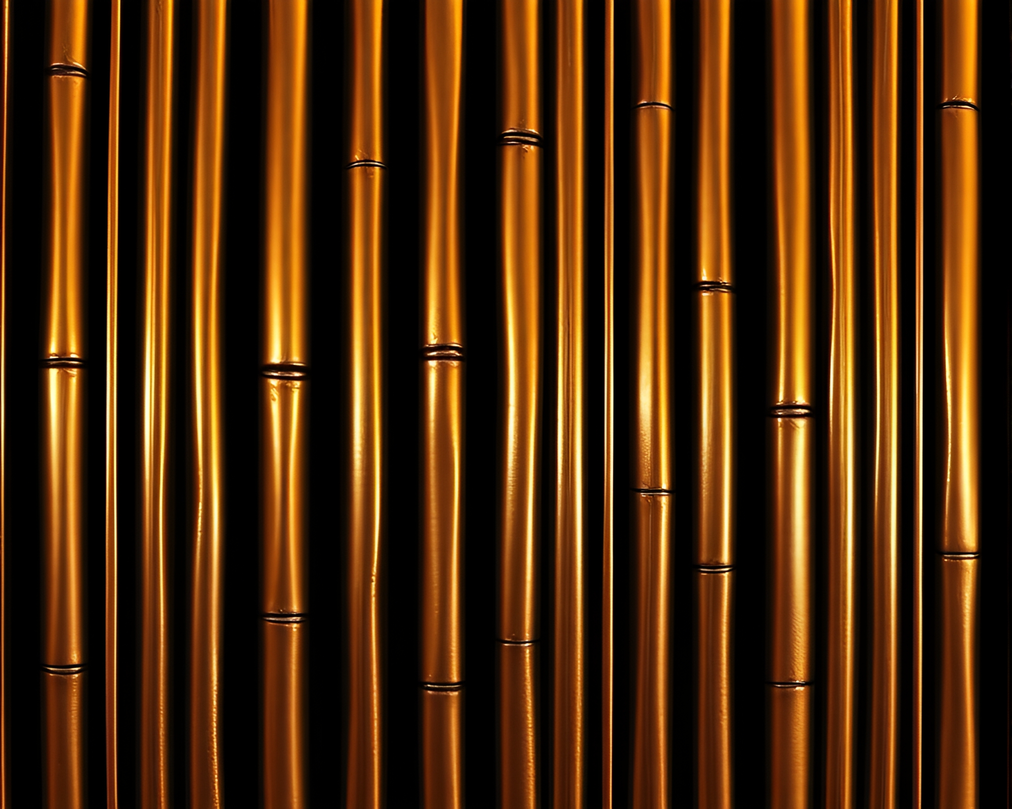 Bronze Bamboo Hut with Ultraviolet Stripe Barcode – free AI stock image