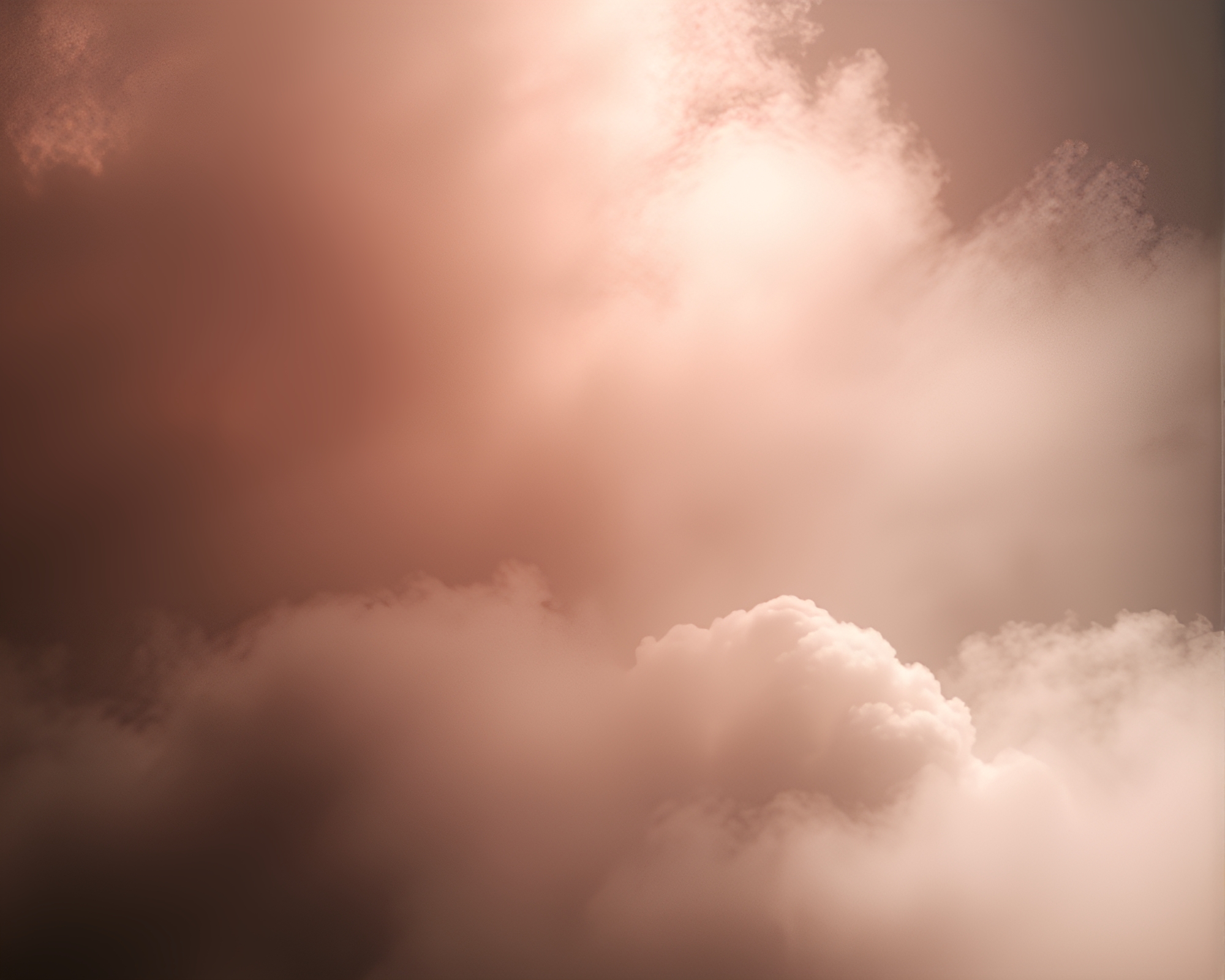 Rocket Piercing through Misty Fog Banks in Ambient Light – free AI stock image