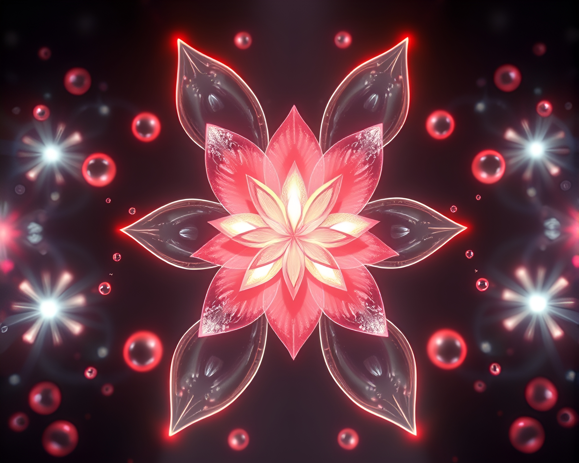 Origami Solar Flare: Futuristic Illustration – free AI stock image