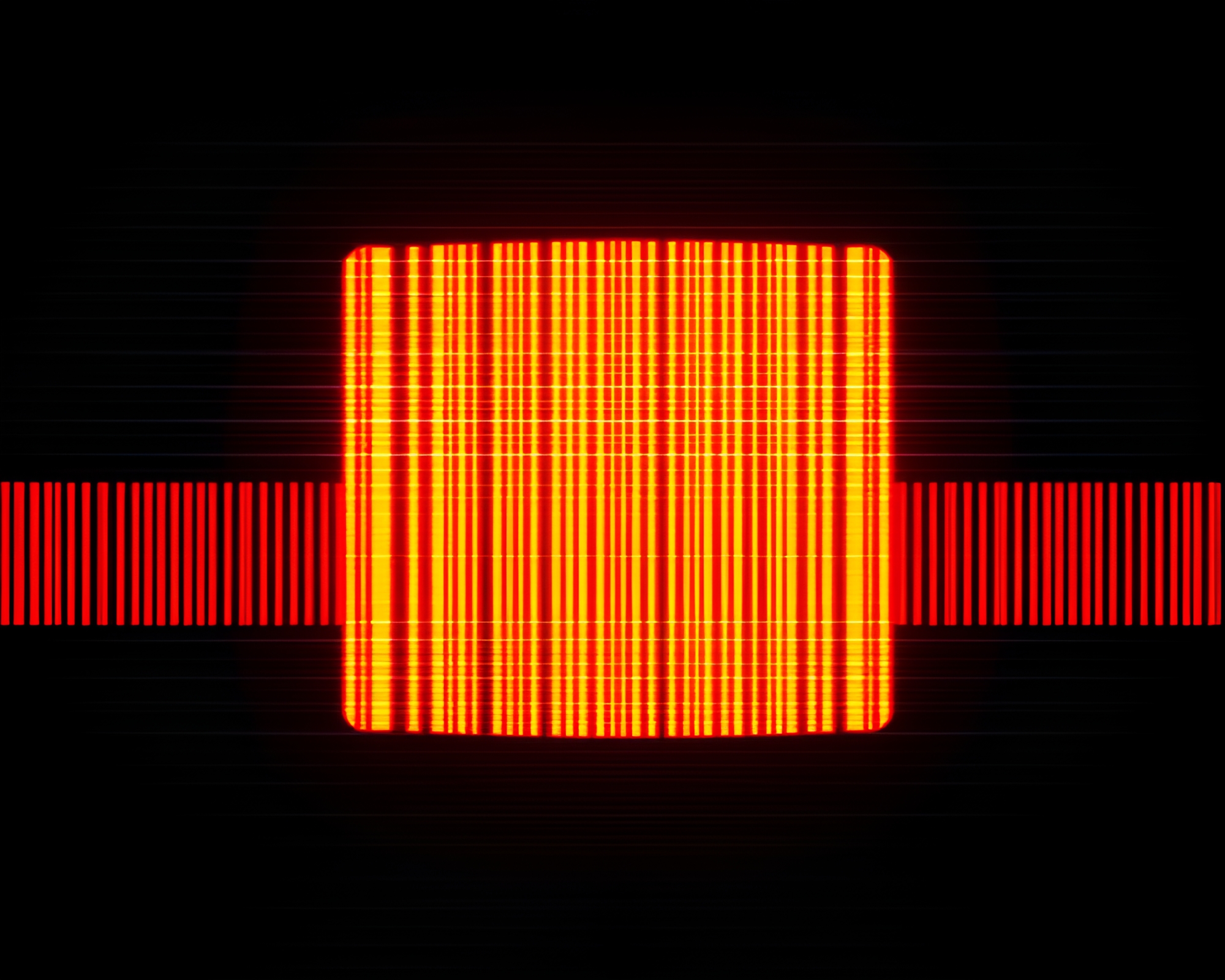 Barcode Stripe Morse Code CRT Concept – free AI stock image