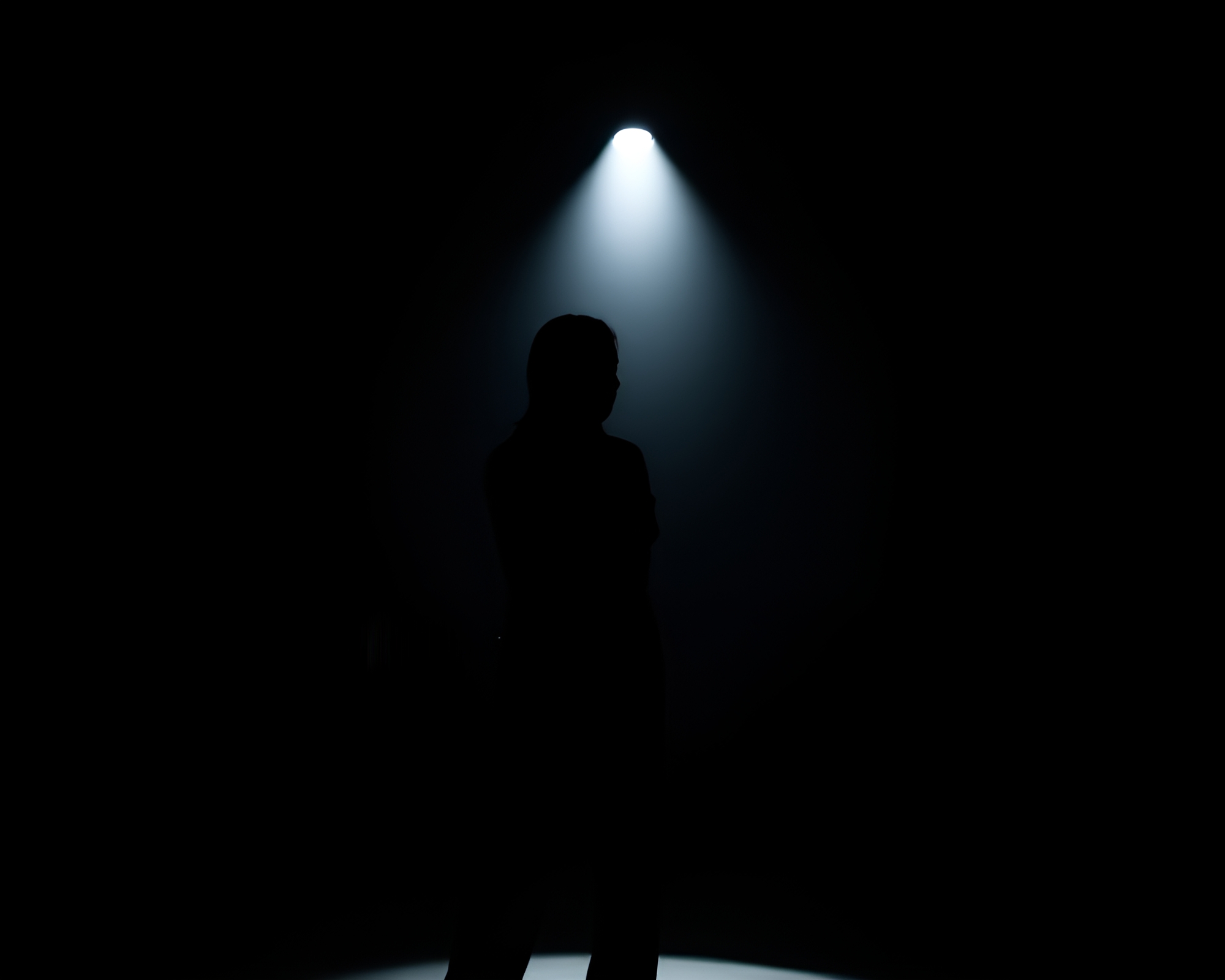 Hydra Silhouette in Studio Low-Key Lighting – free AI stock image