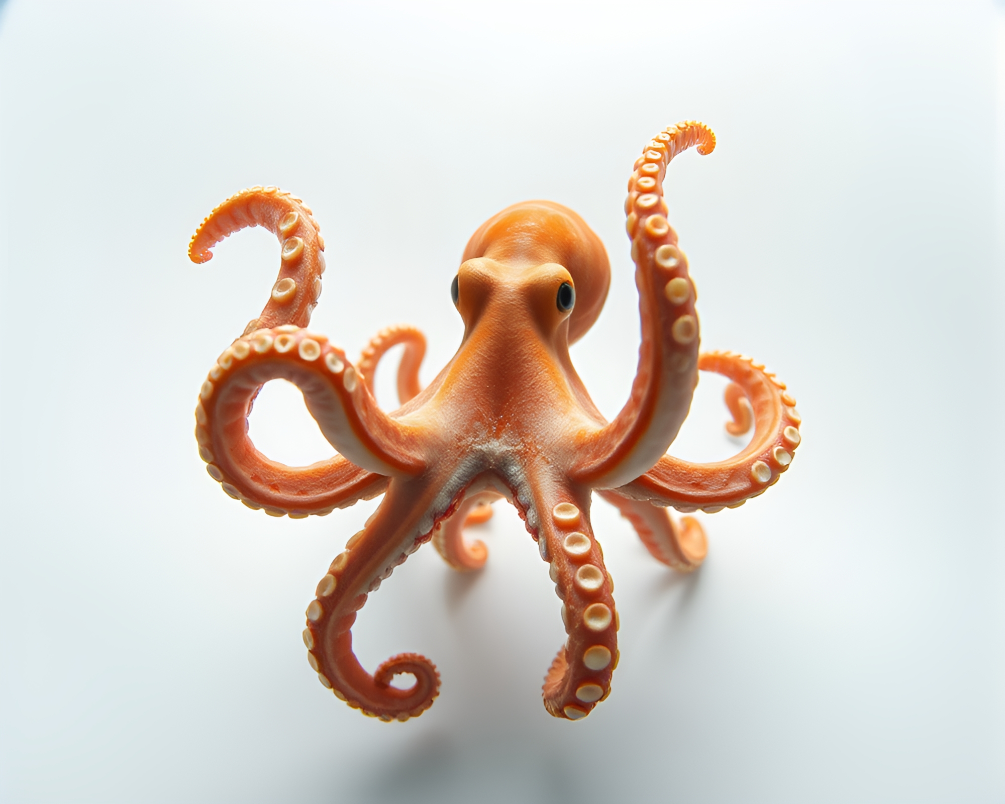 Ethereal Asymmetrical Octopus Dance – free AI stock image