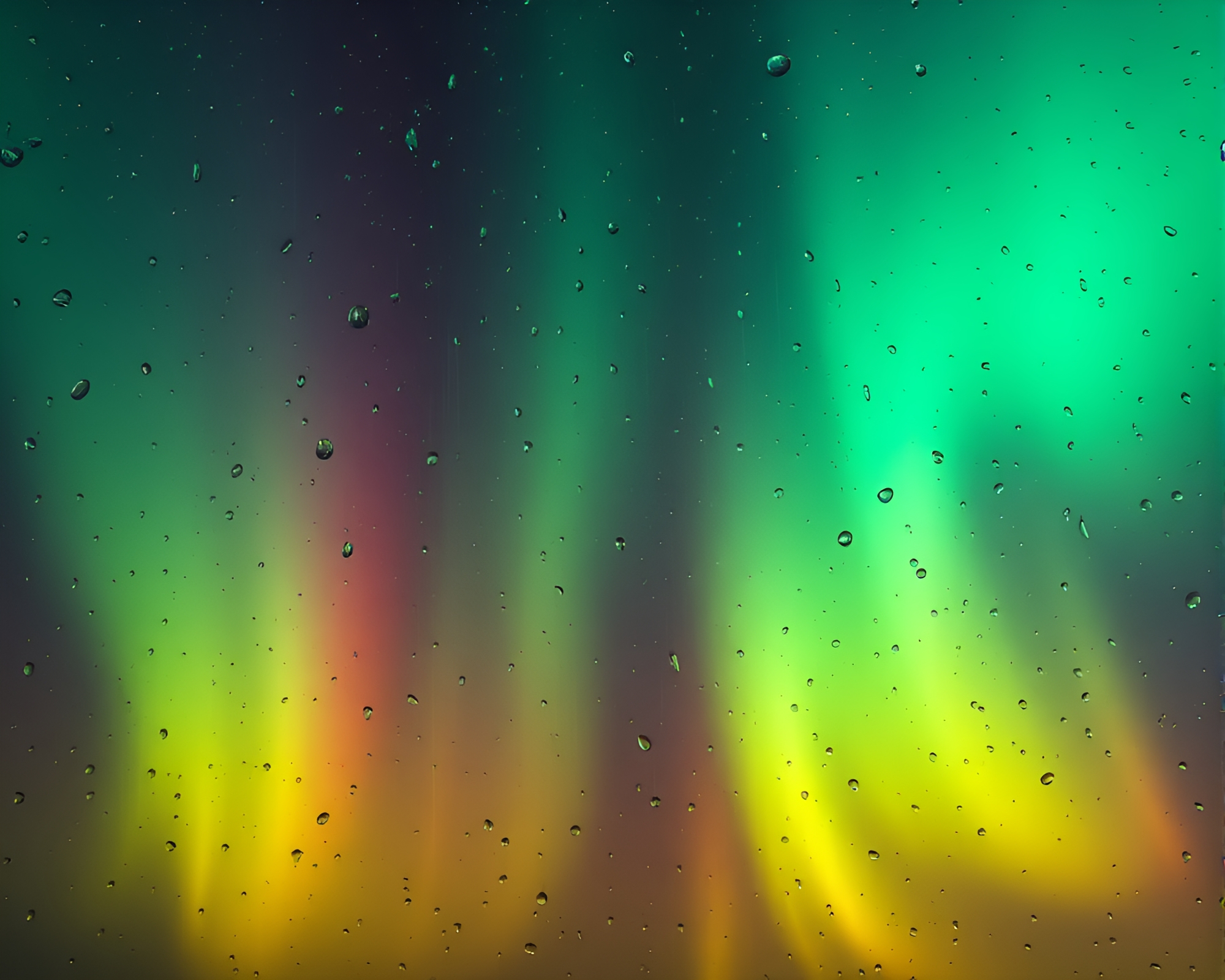 Aurora Rainstorm in Crosshatch Shadows – free AI stock image