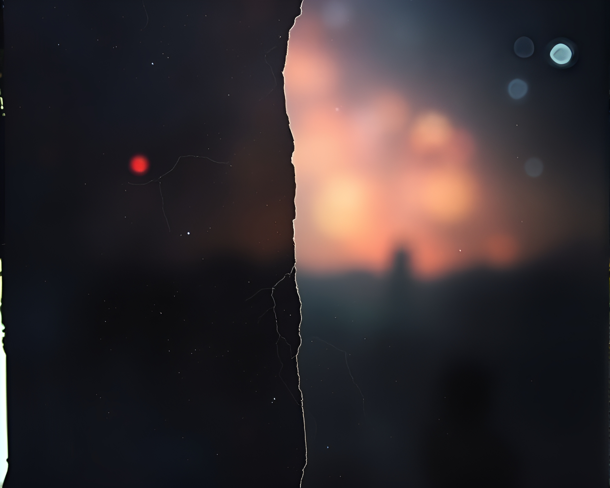 Torn Edges in Parallel Universes – free AI stock image