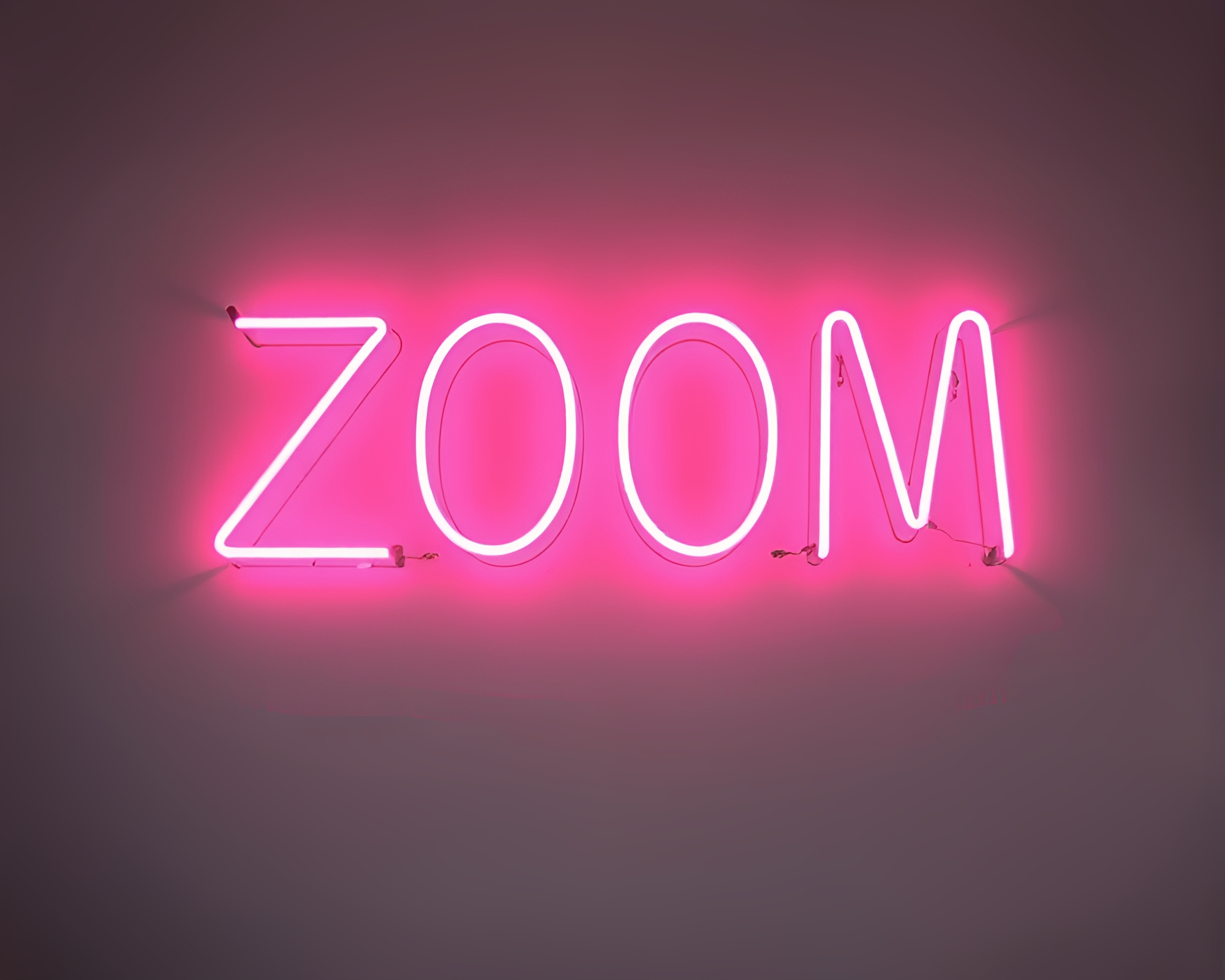 Neon Cityscape Zoom Burst in Grisaille Style – free AI stock image