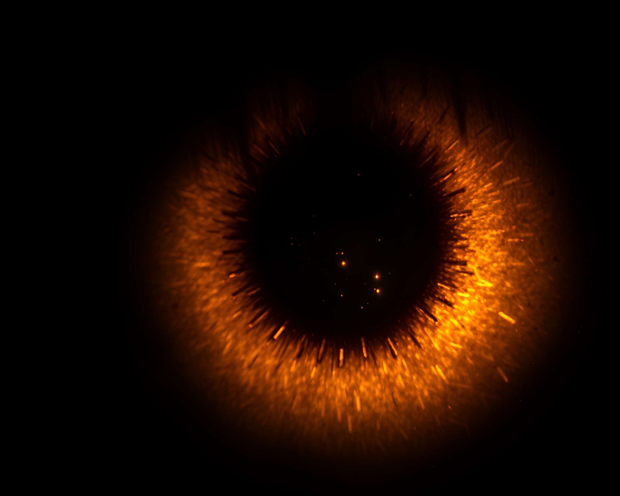 Magnificent Dragon Egg under Solar Flare Lens Effect – free AI stock image