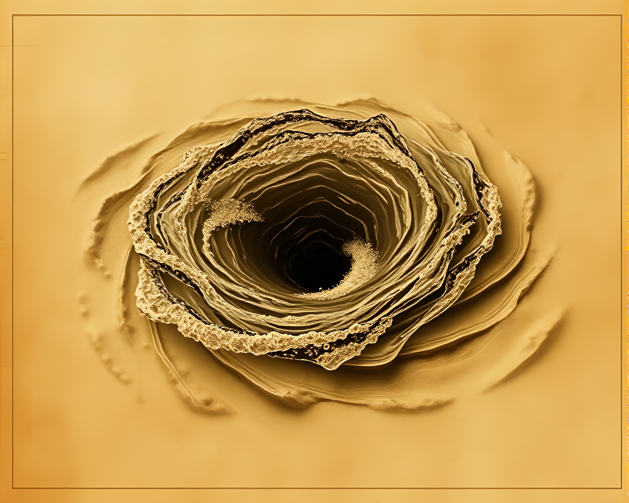 Augmented Reality Water Whirlpool Blueprint Overlay – free AI stock image