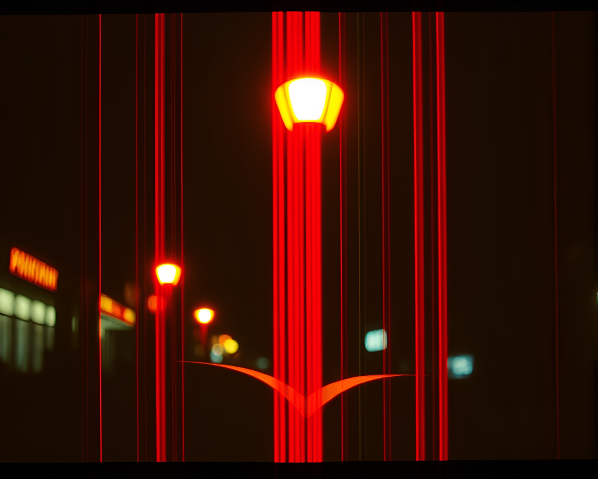 Eerie Edgar Allan Poe Streetlamp Scene – free AI stock image