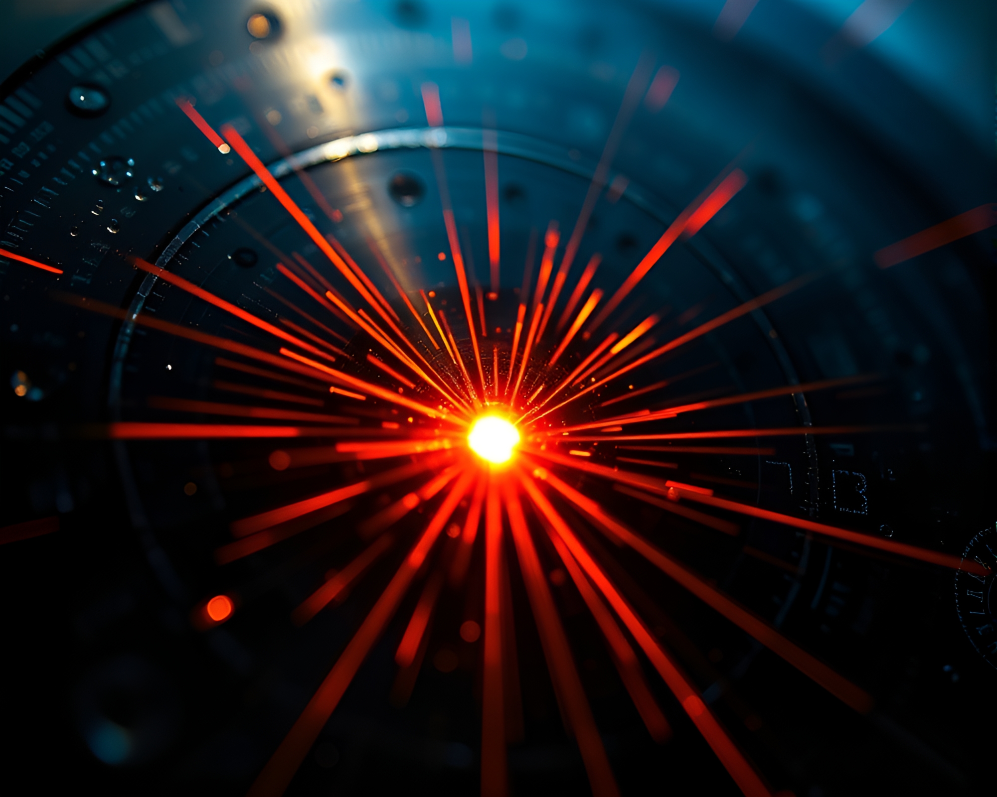 Ethereal Plasma Rifle Engraved Details Macro Photography – free AI stock image