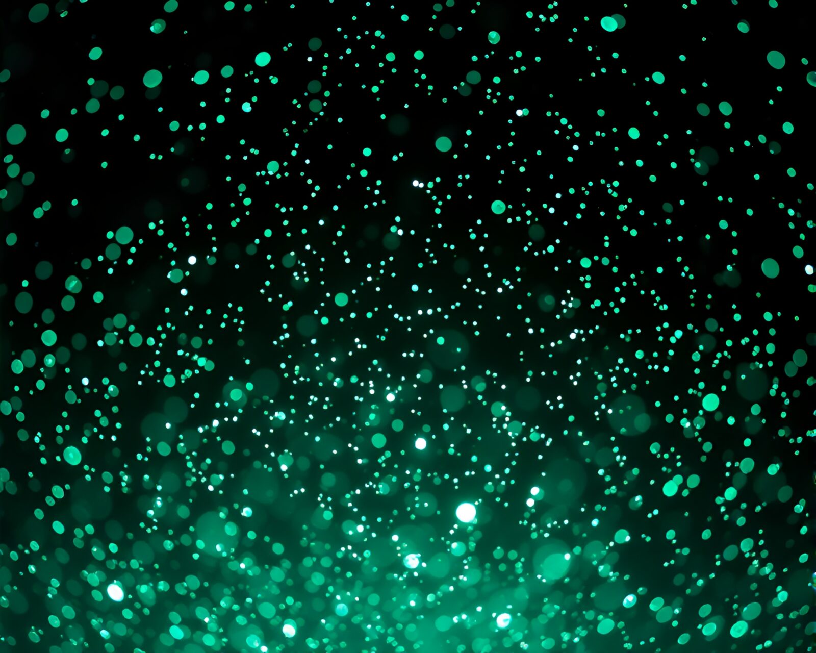 Intricate halftone-patterned Murano glass emitting vibrant bioluminescent glow