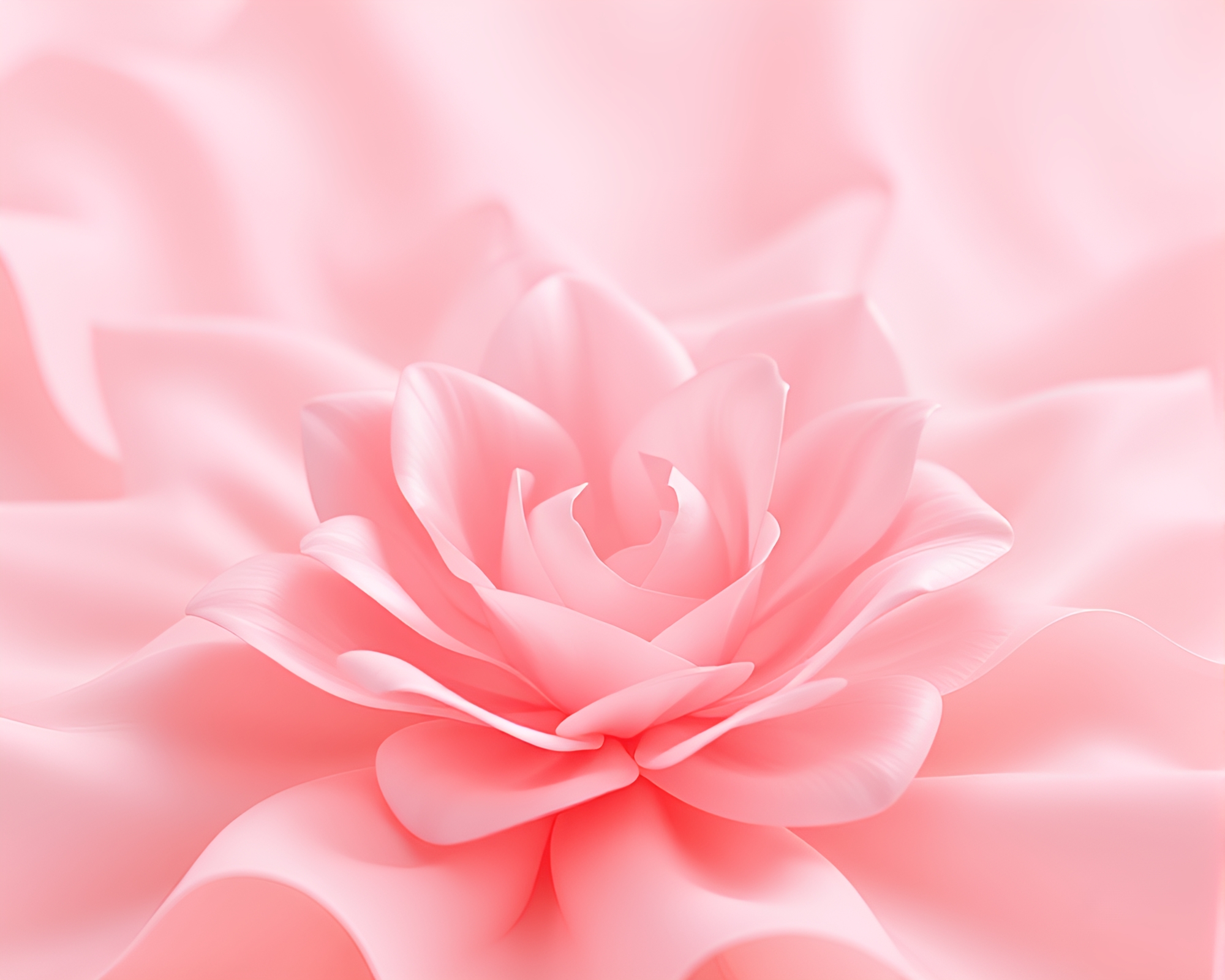Enthralling Siren in Blush Pink CGI Render – free AI stock image