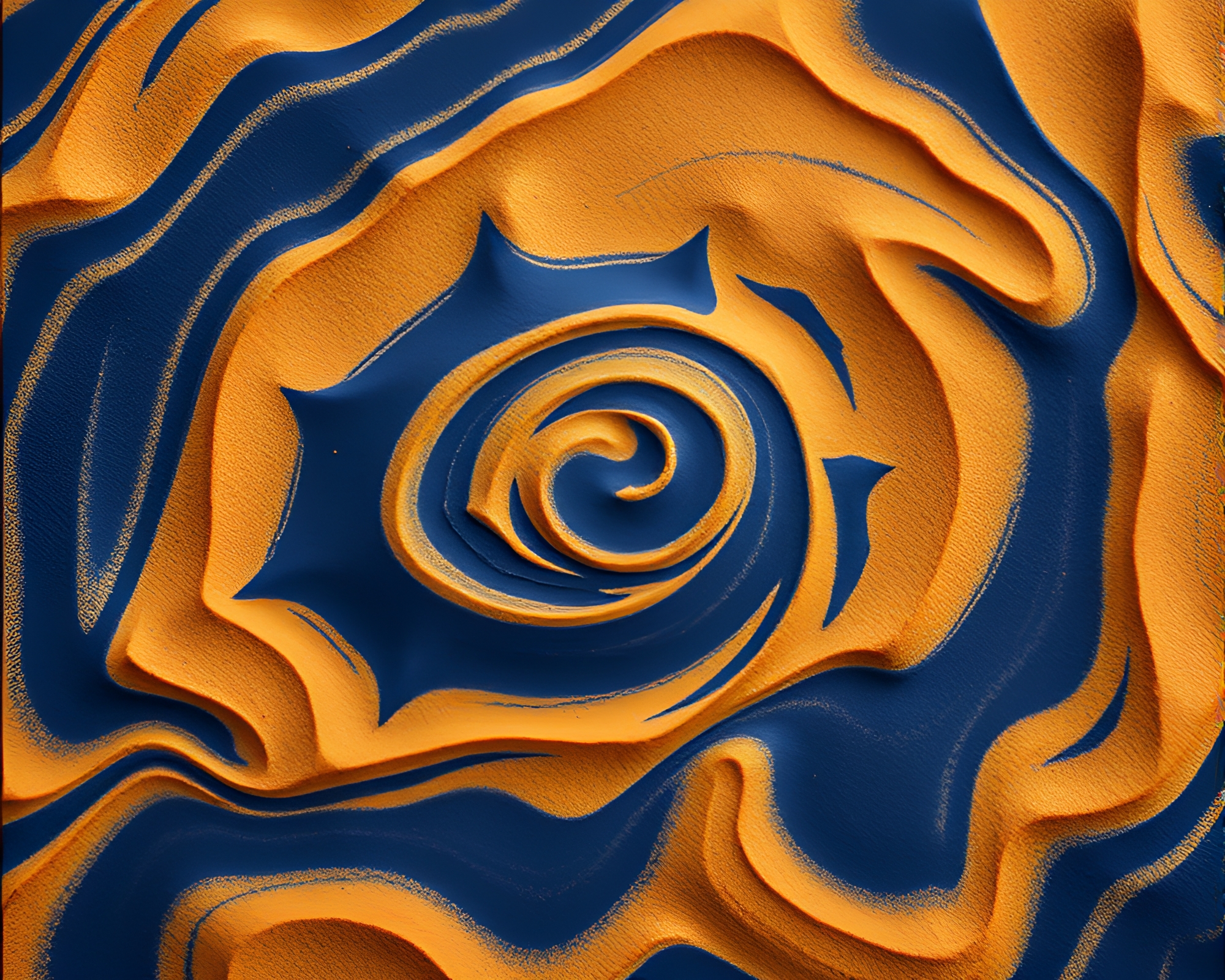 Pumpkin Pie Oasis: Sand Swirl Mystery – free AI stock image