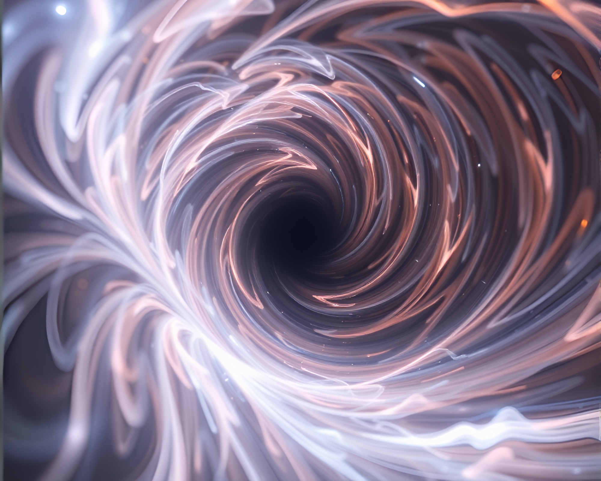Swirling Vortex Golem in Fluorescent Glow – free AI stock image