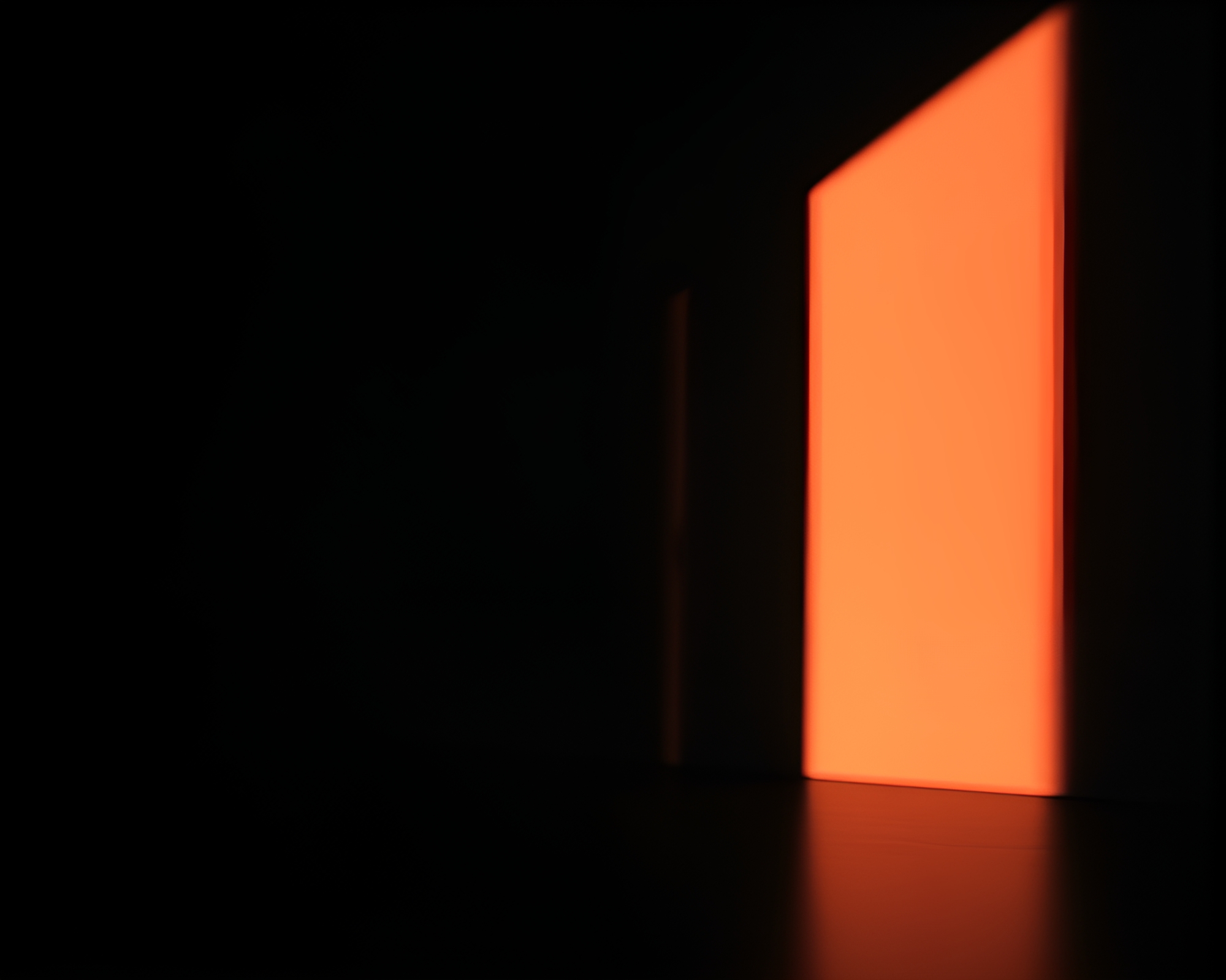 Android Shadow Play in Holographic Torchlight – free AI stock image
