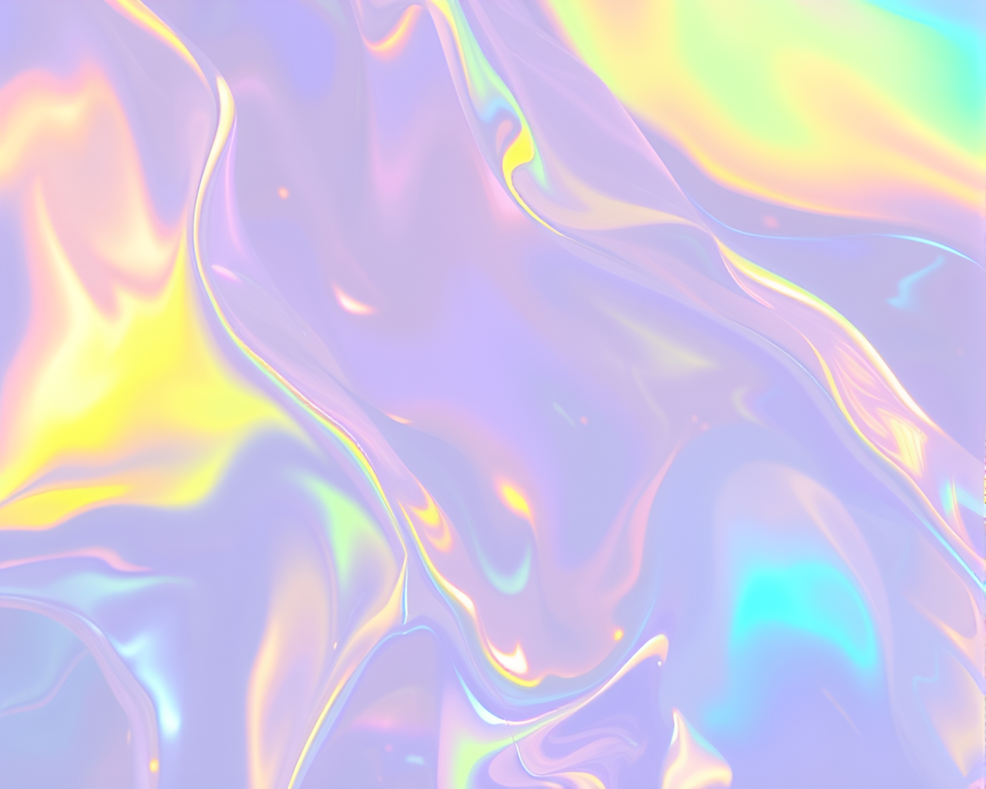 Holographic Soap Film Iridescence Fantasy Illustration – free AI stock image