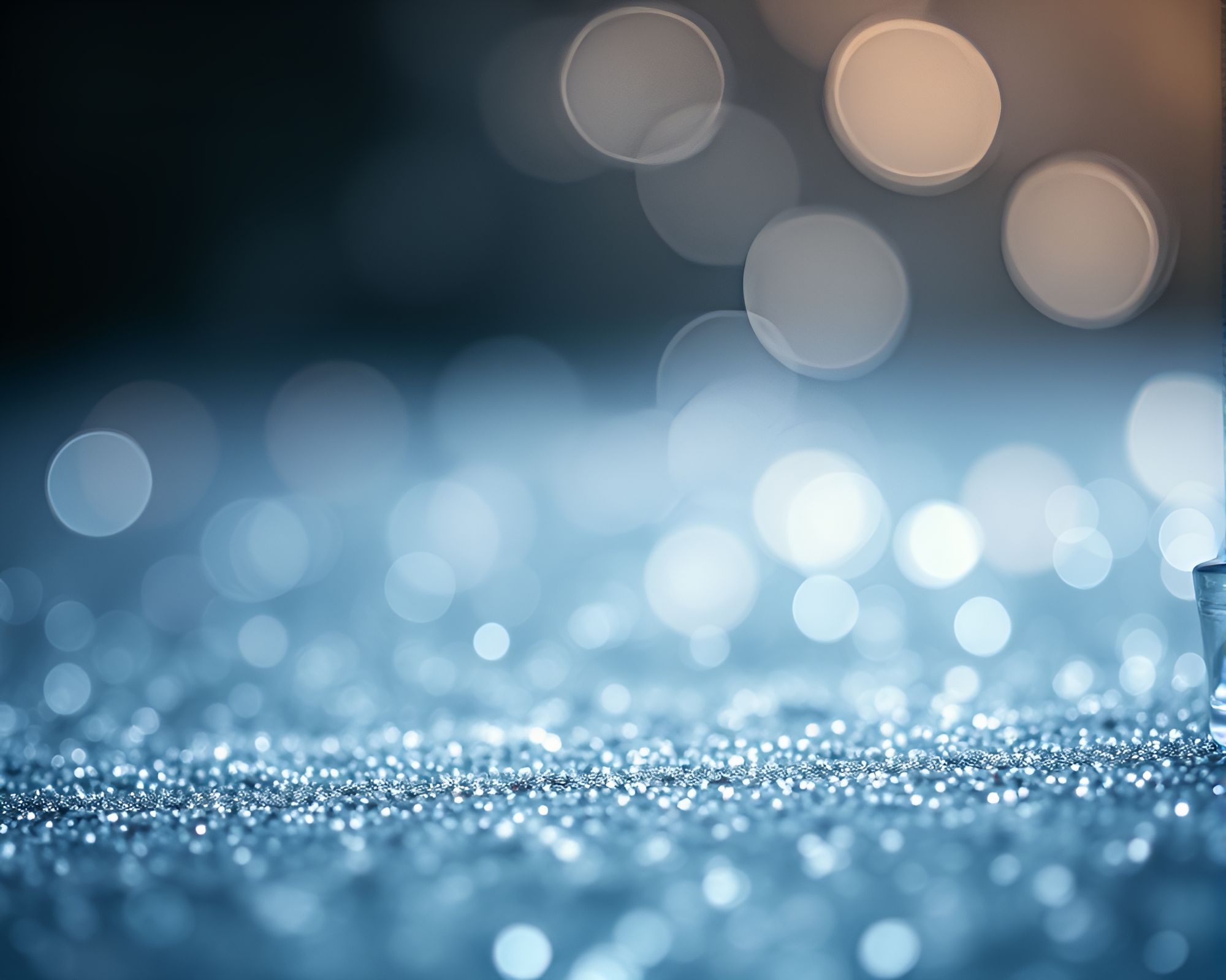 Enchanting Glass Orb Contoured in Shimmering Glitter Dust – free AI stock image
