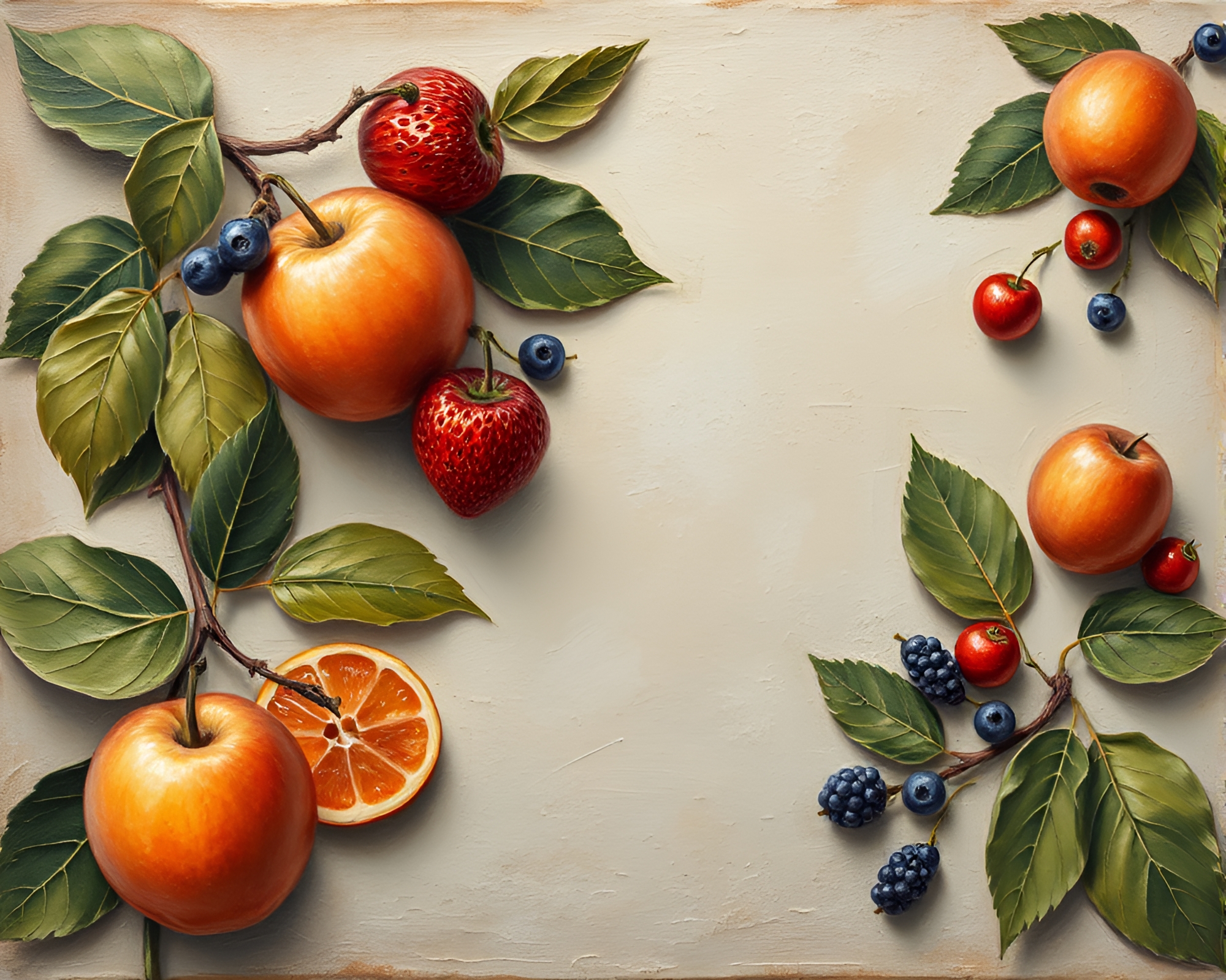 Delicate Fruit Tart Under the Soft Pastel Light – free AI stock image