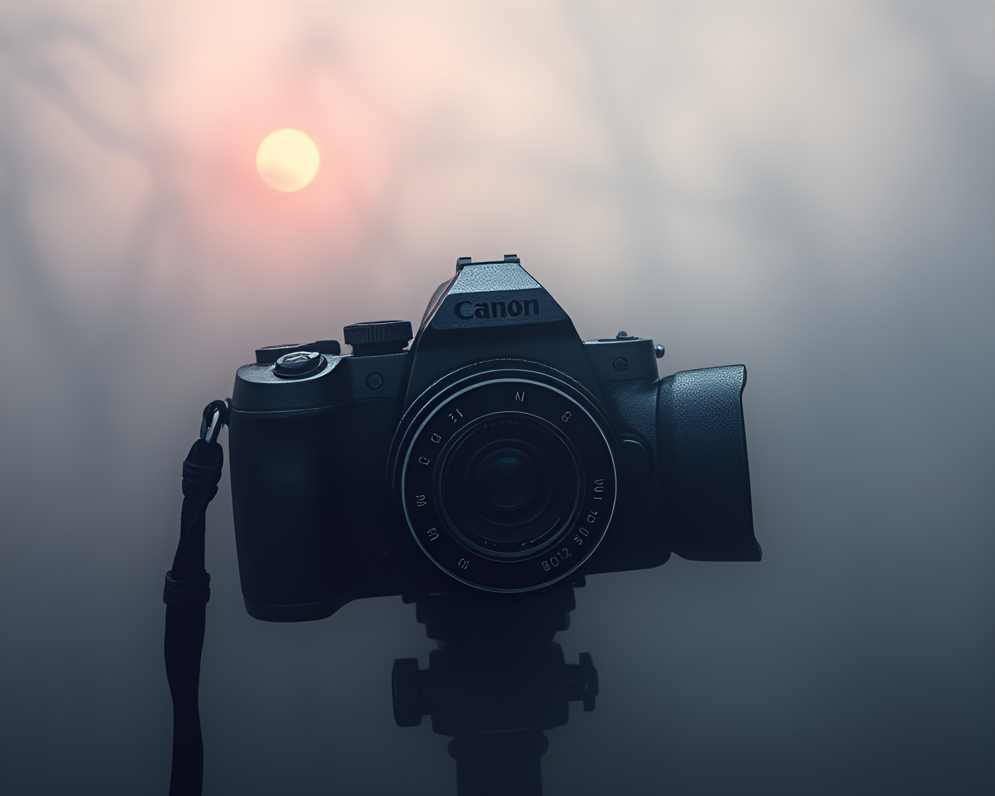 Captivating Camera Obscura in a Tattoo Flash Art Style – free AI stock image