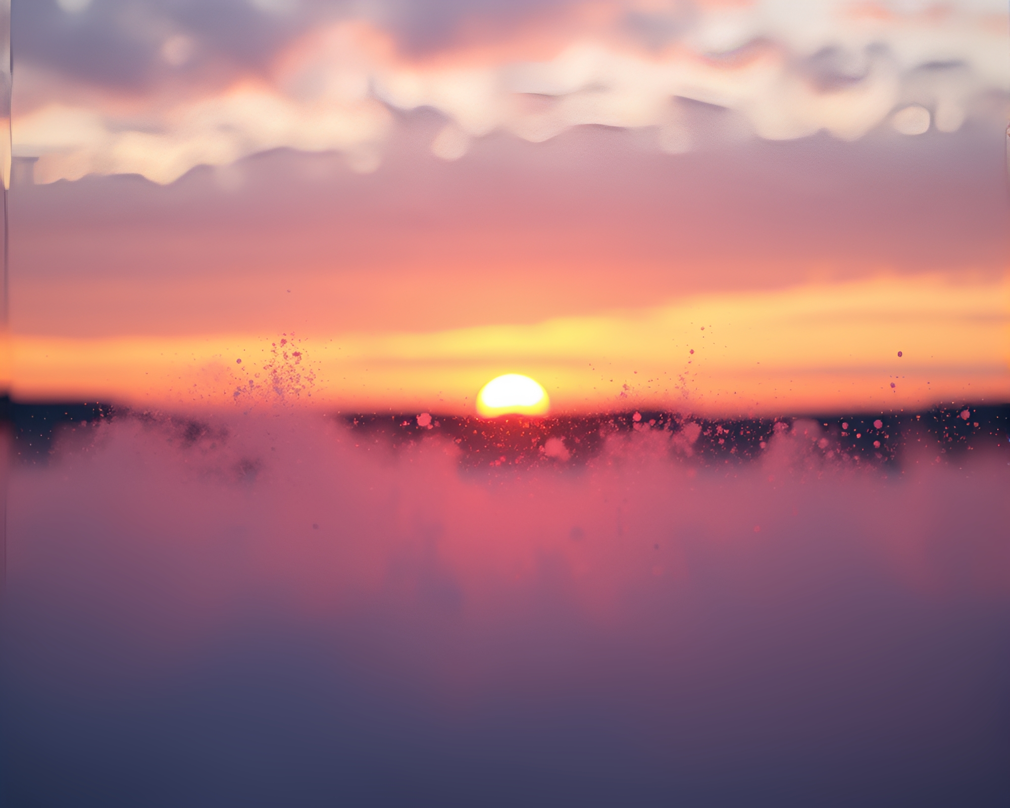 Sunrise Dream: Dust Particles Dance in Handwritten Letter – free AI stock image