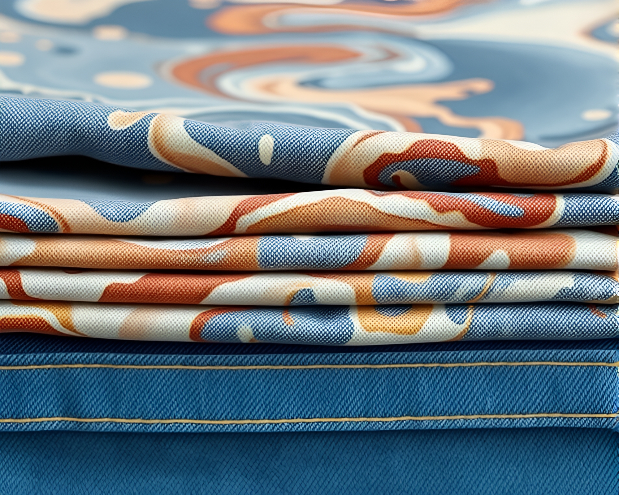 Ethereal Marbled Cake Fabric Folds Film Strip Border – free AI stock image