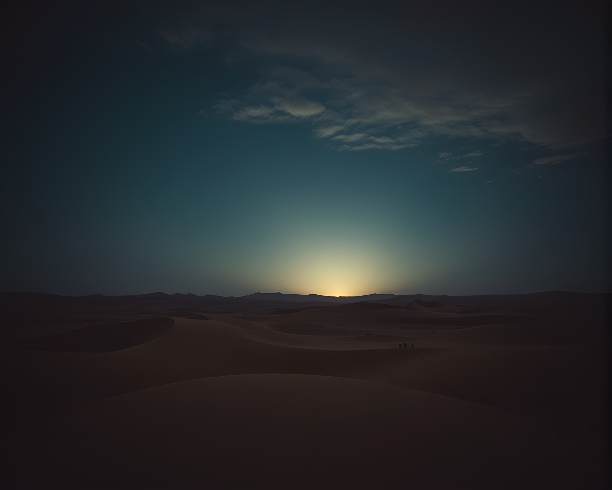 Mirage Mystique: Desert Pixelation Drama – free AI stock image