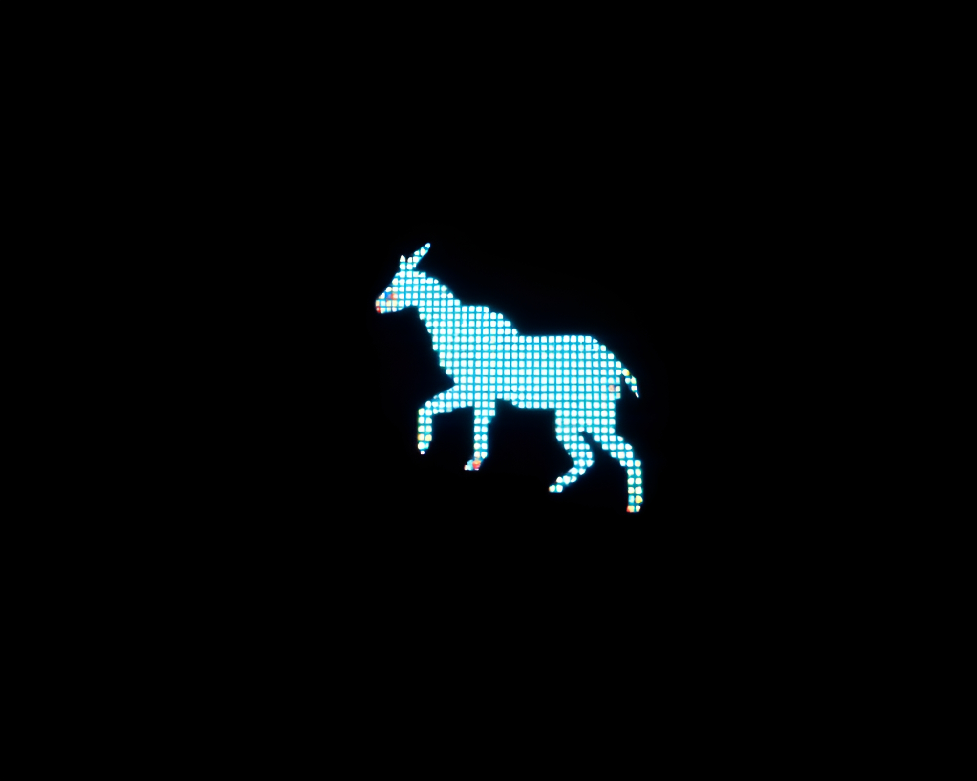 Majestic Mountain Goat in Cross-Processed Rim Lighting – free AI stock image