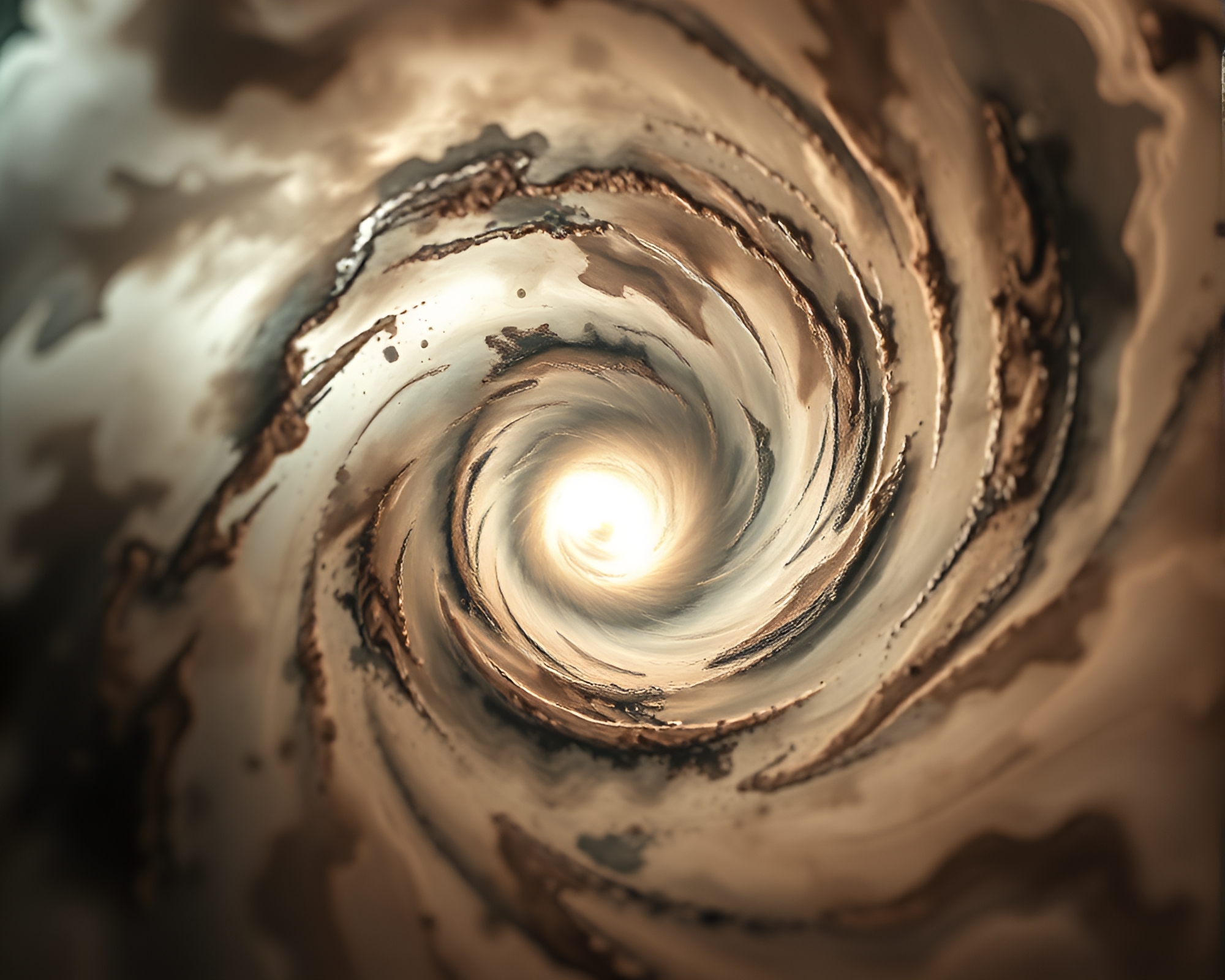 Enigmatic Time Vortex in Smoky Photogrammetry – free AI stock image